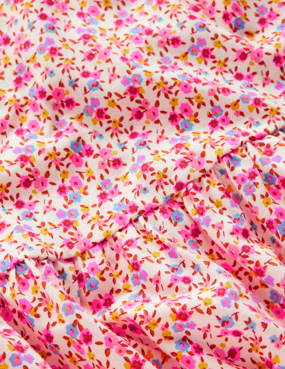 Jersey T-Shirt Dress-Ditsy Floral - Image 3