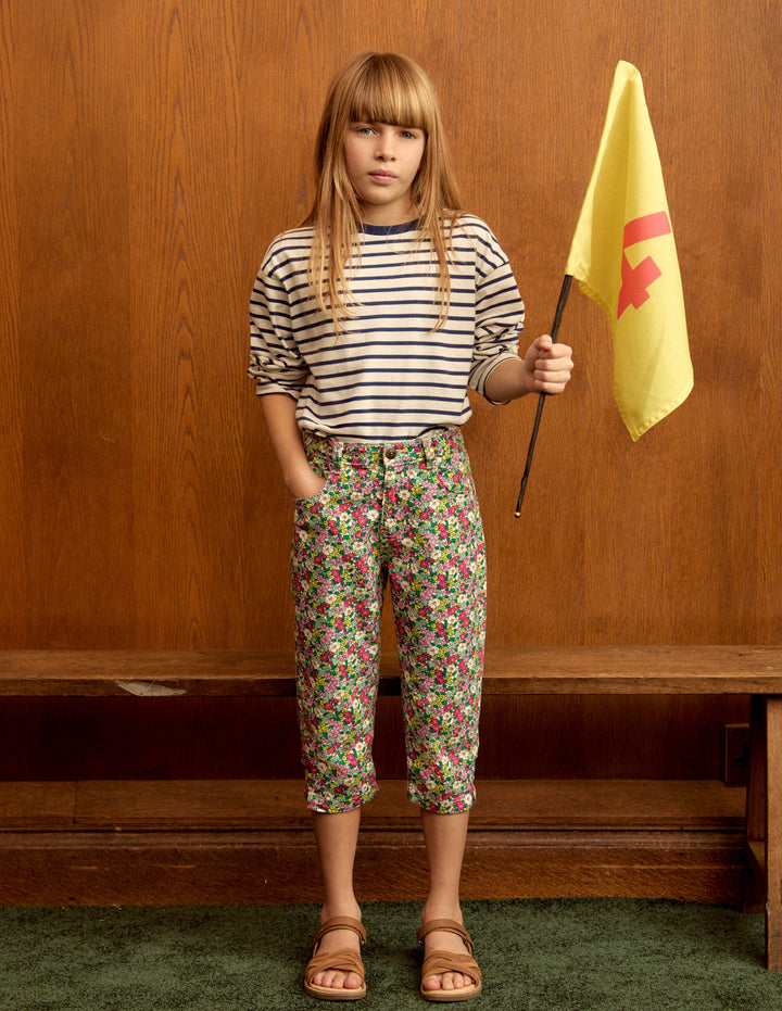 Capri Trousers-Multi Summerflower Bed