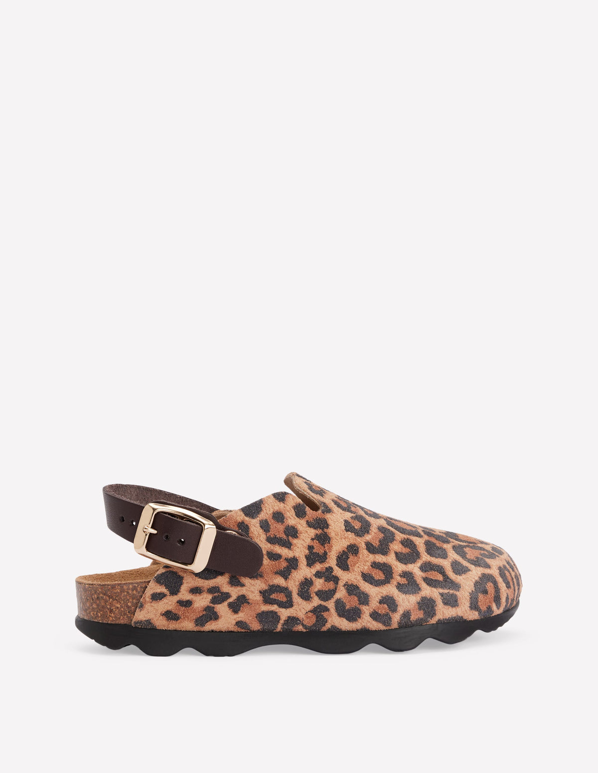 Colourblock Clogs-Leopard - Image 1