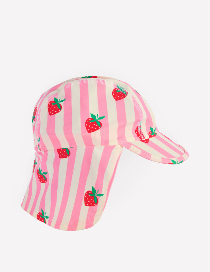 Fun Sun Safe Girls Hat-Pink Strawberry Stripe