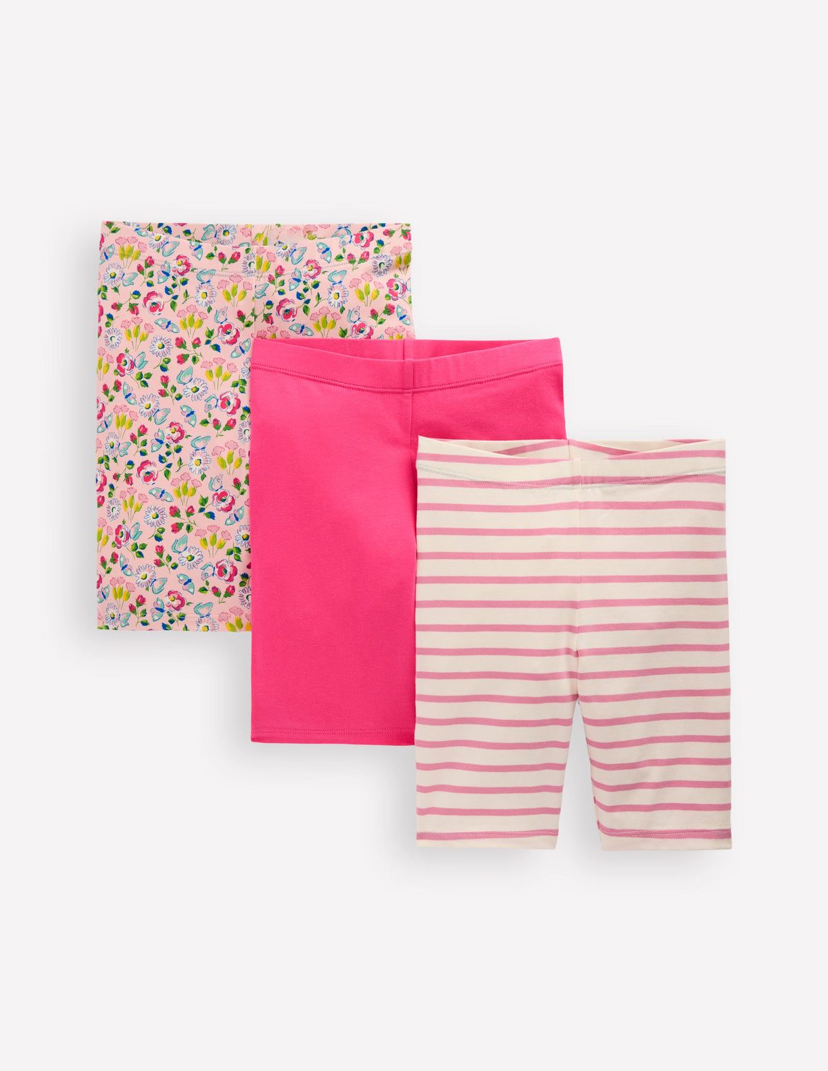 3-pack Cycling Shorts-Chalk Pink Spring Garden - Image 1