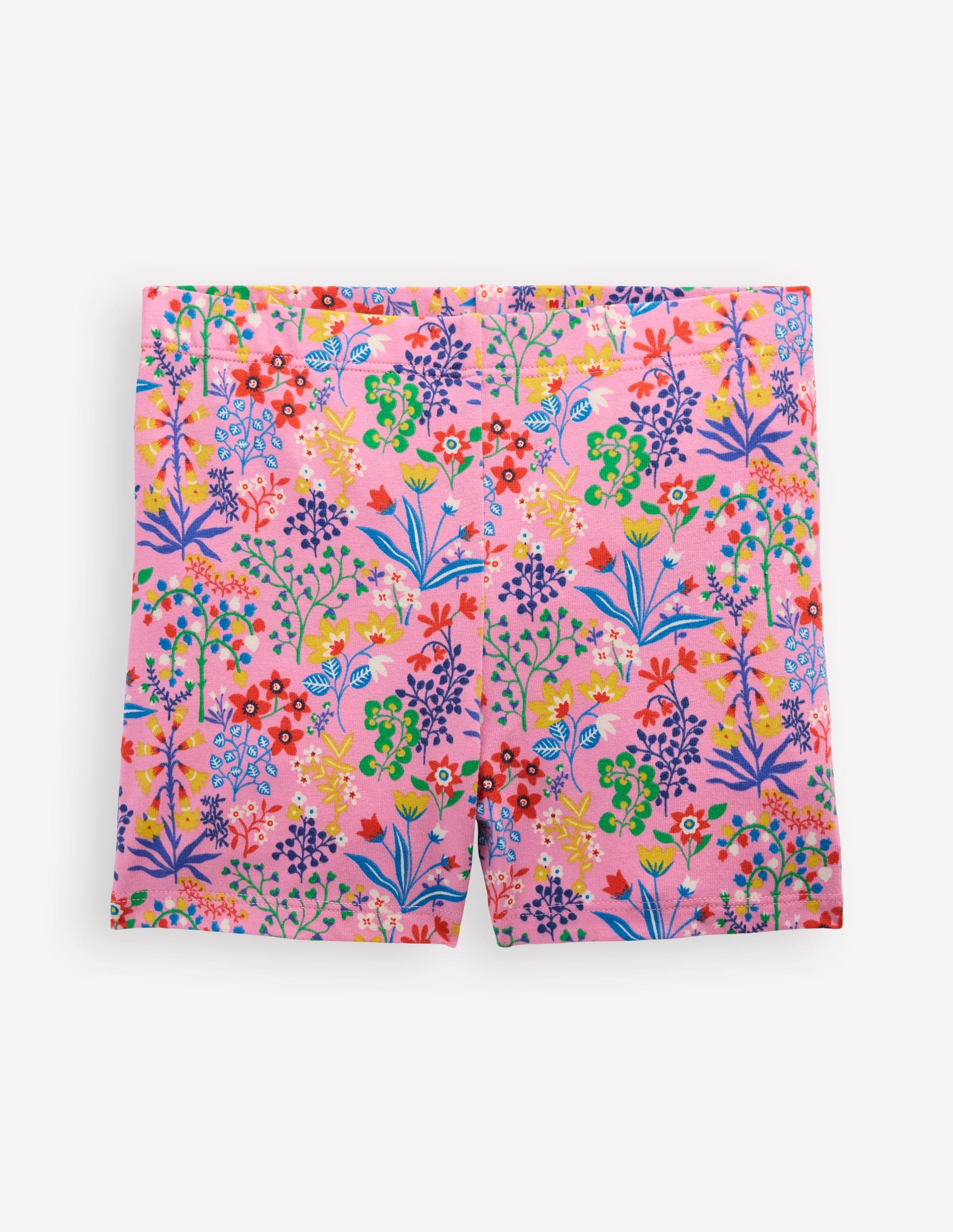 Cartwheel Shorts-Meadowsweet Pink Garden Floral-1