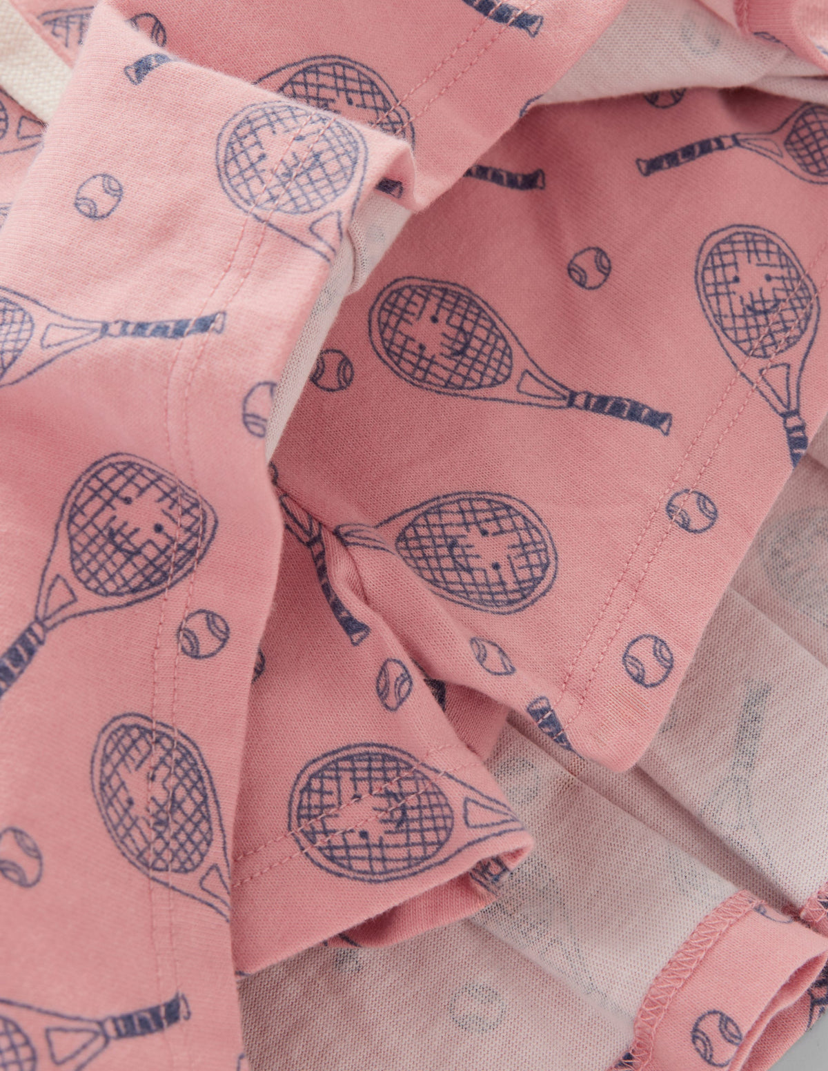 Pleated Jersey Skort-Pink Tennis - Image 3