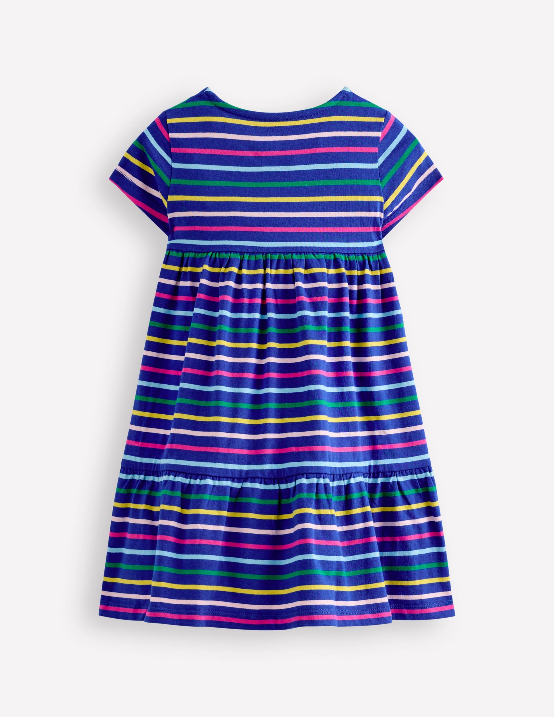 Ariel Twirly Jersey Dress-Multi Stripe-2