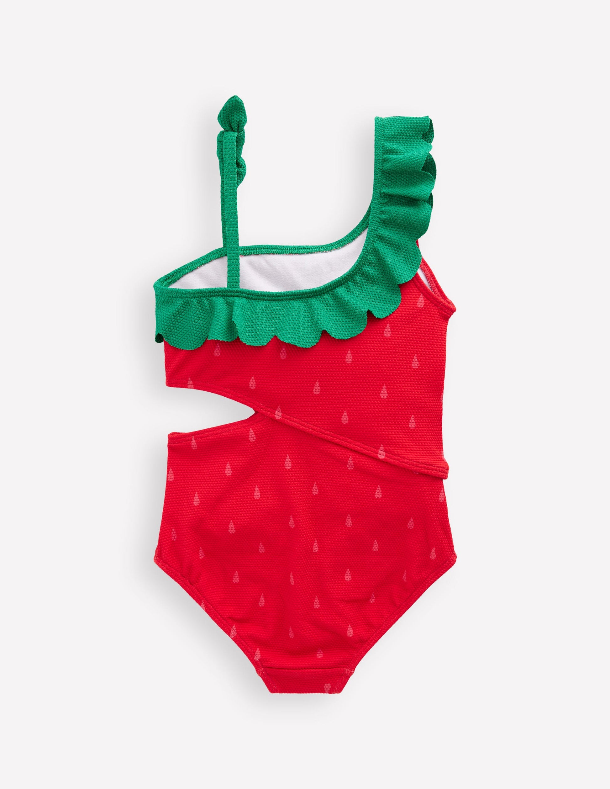 Lettice Cut Out Swimsuit-Strawberry-3