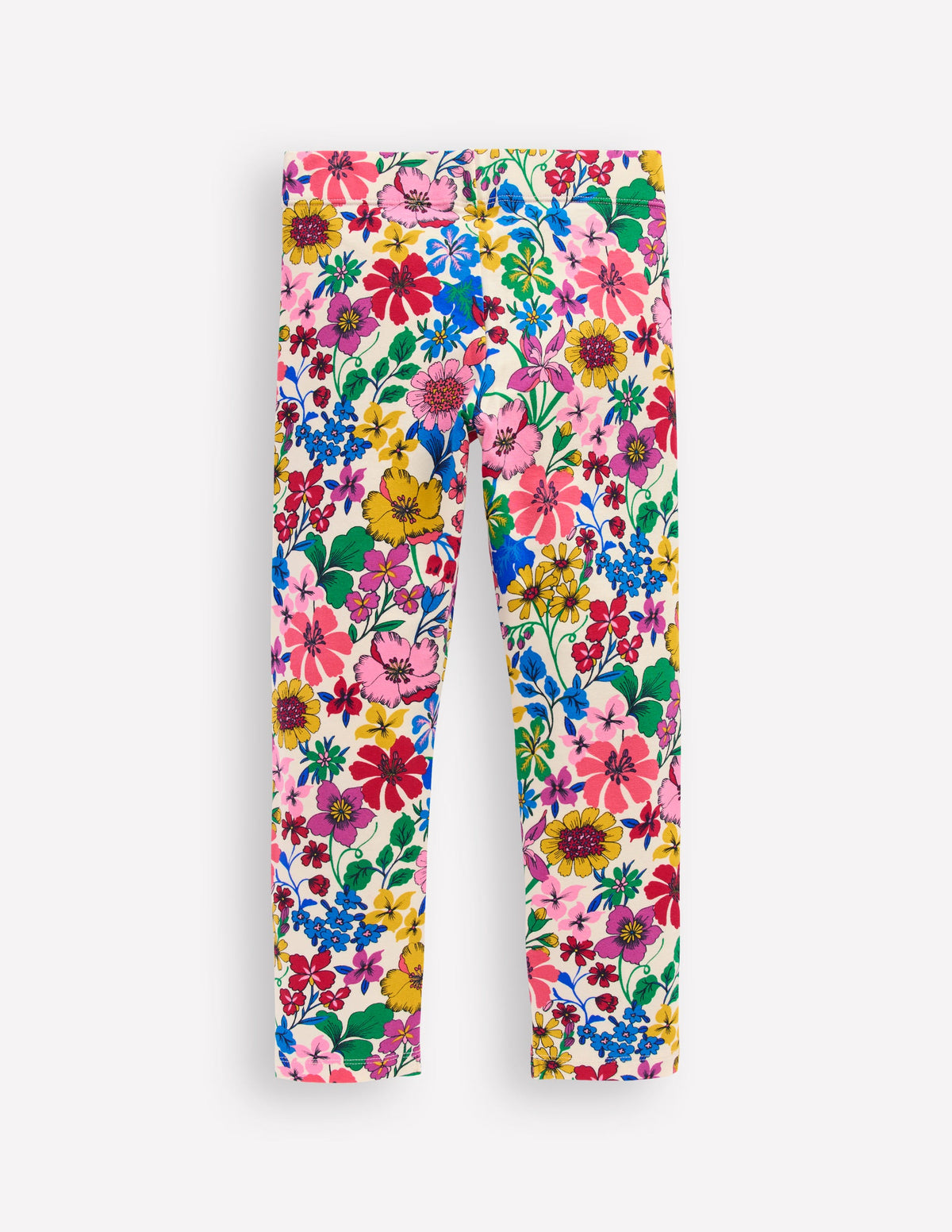 Fun Leggings-Multi Rainbow Floral - Image 2