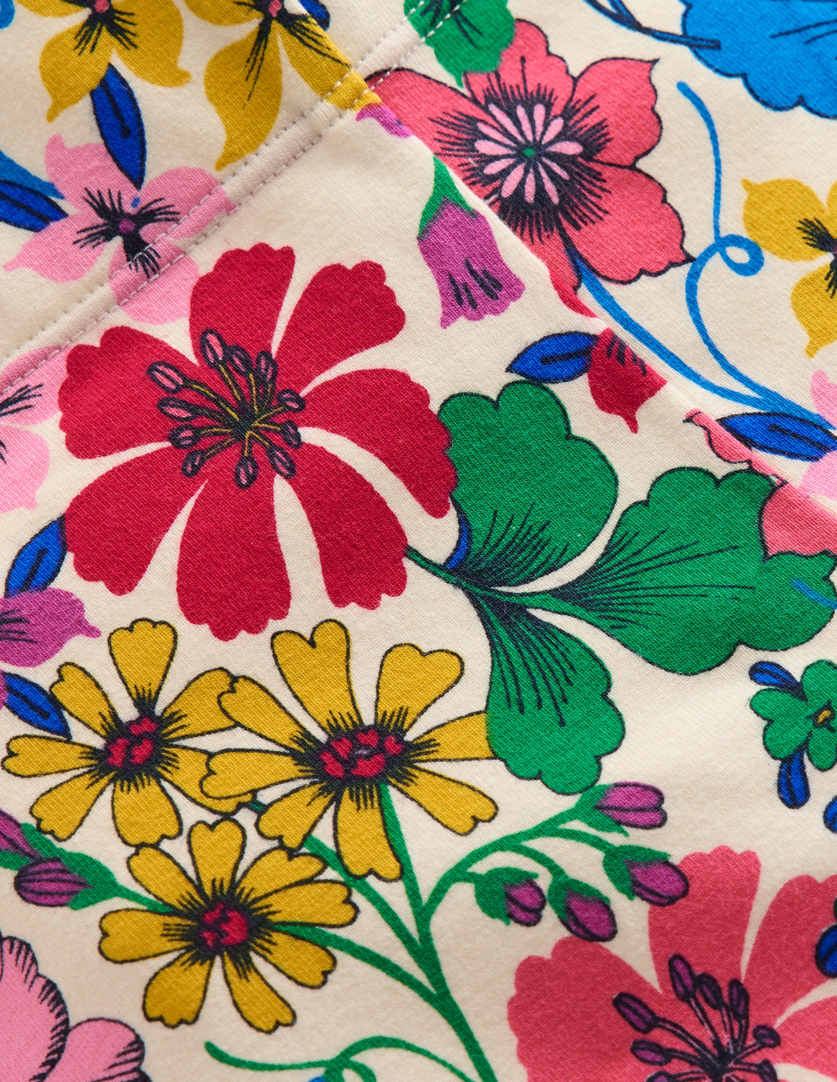 Fun Leggings-Multi Rainbow Floral - Image 3