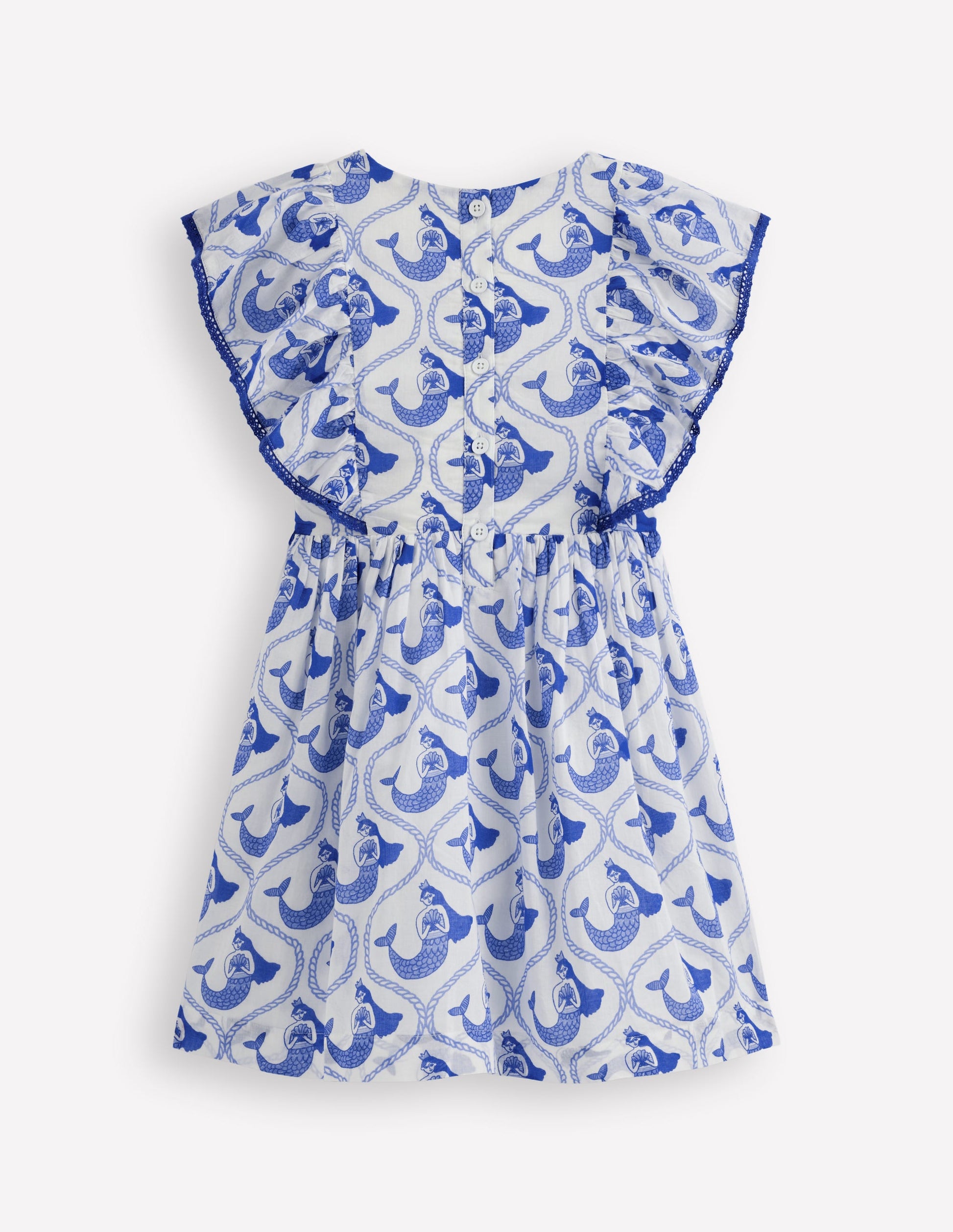Pretty Woven Dress-Soft Ivory Mermaid Toile-2
