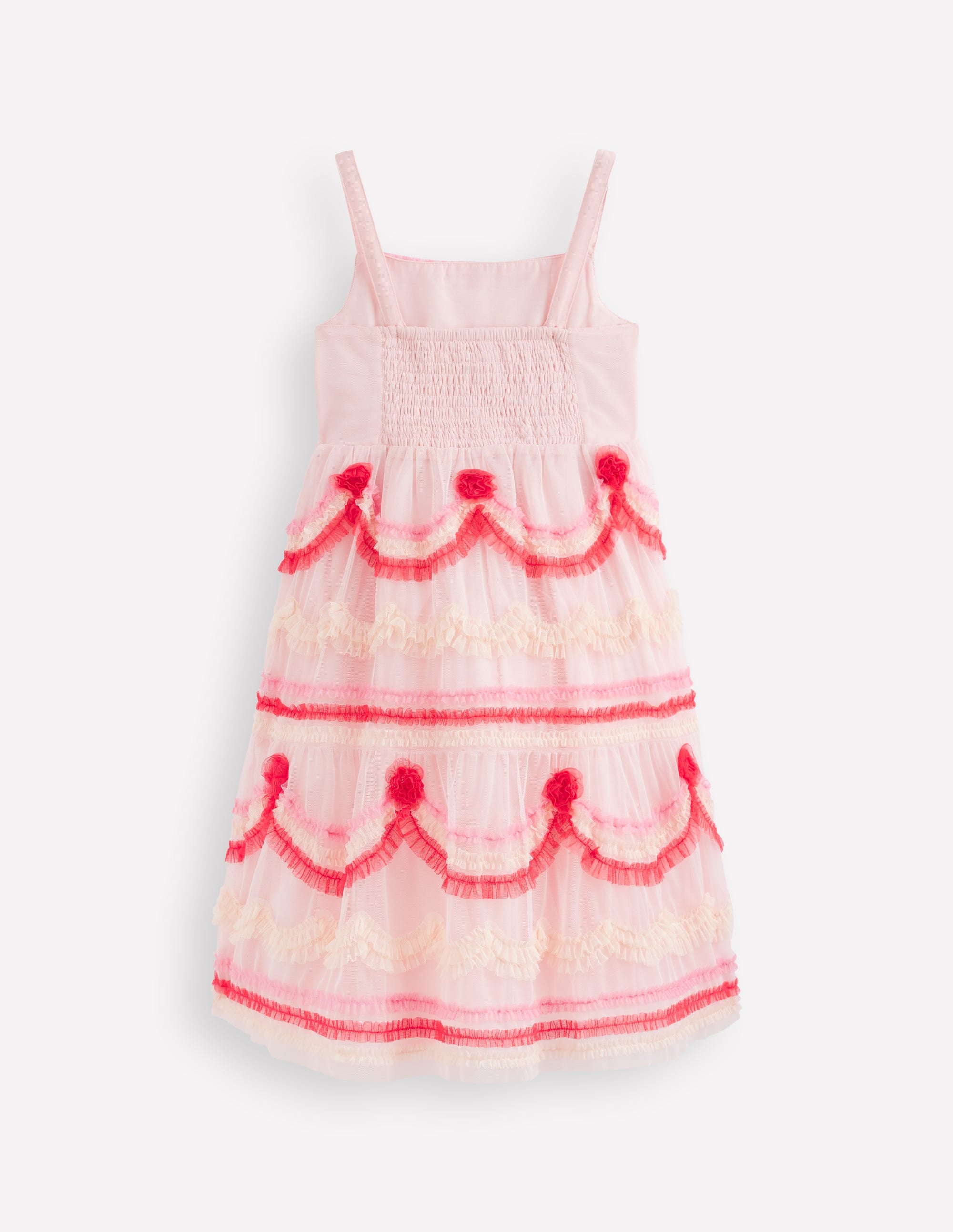 Tiered Cake Tulle Dress-Chalk Pink Cake - Image 5