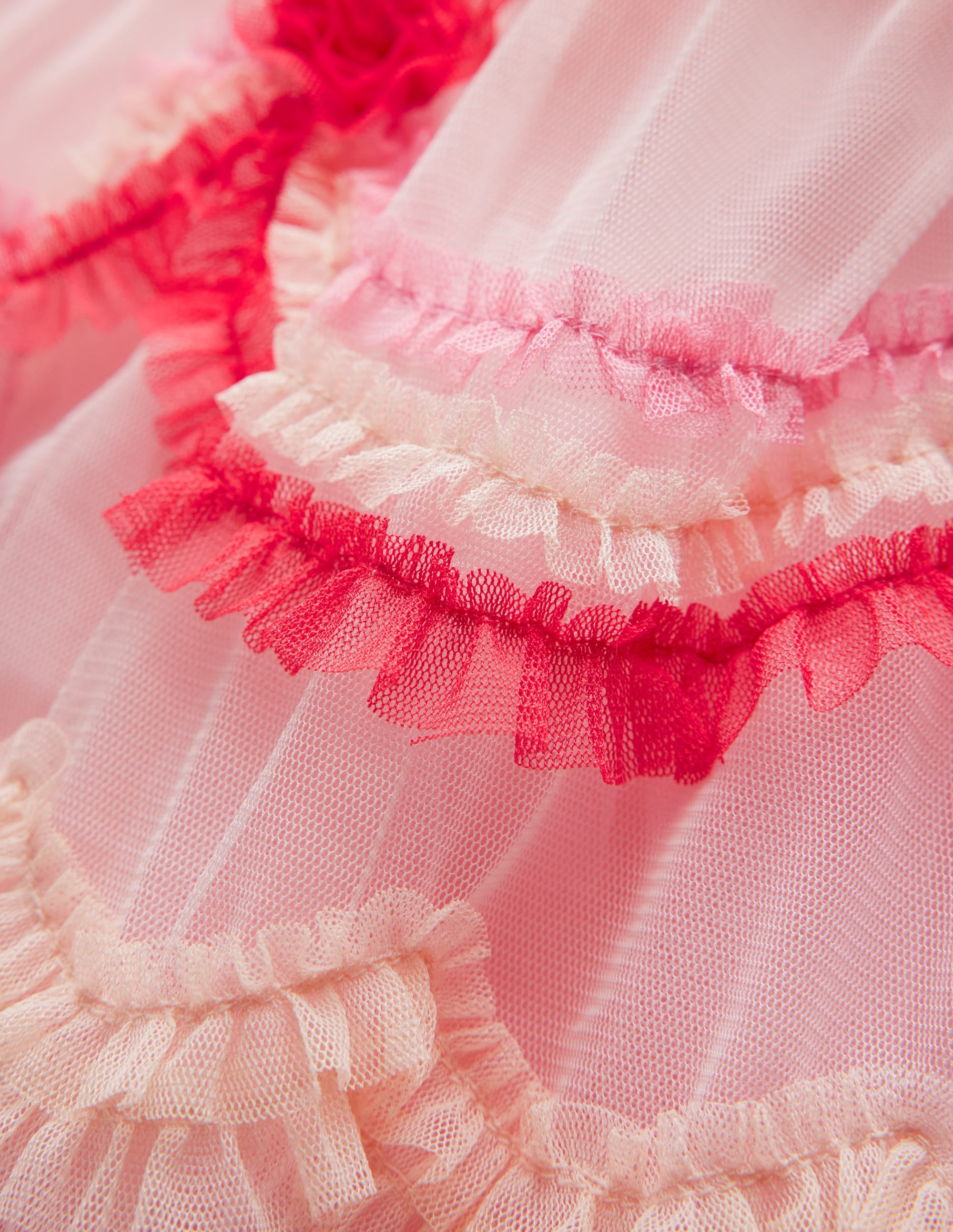 Tiered Cake Tulle Dress-Chalk Pink Cake - Image 6