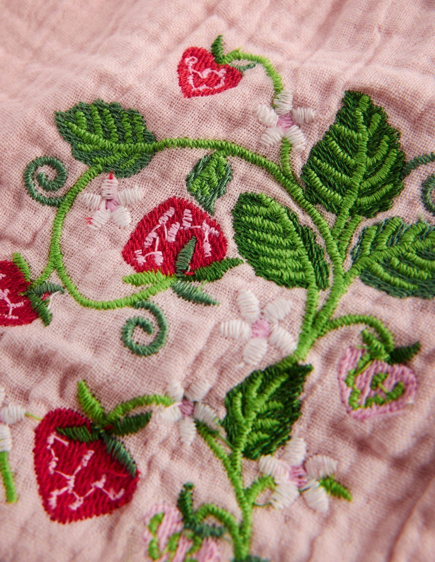 Frill Woven Shorts-Lotus Strawberry