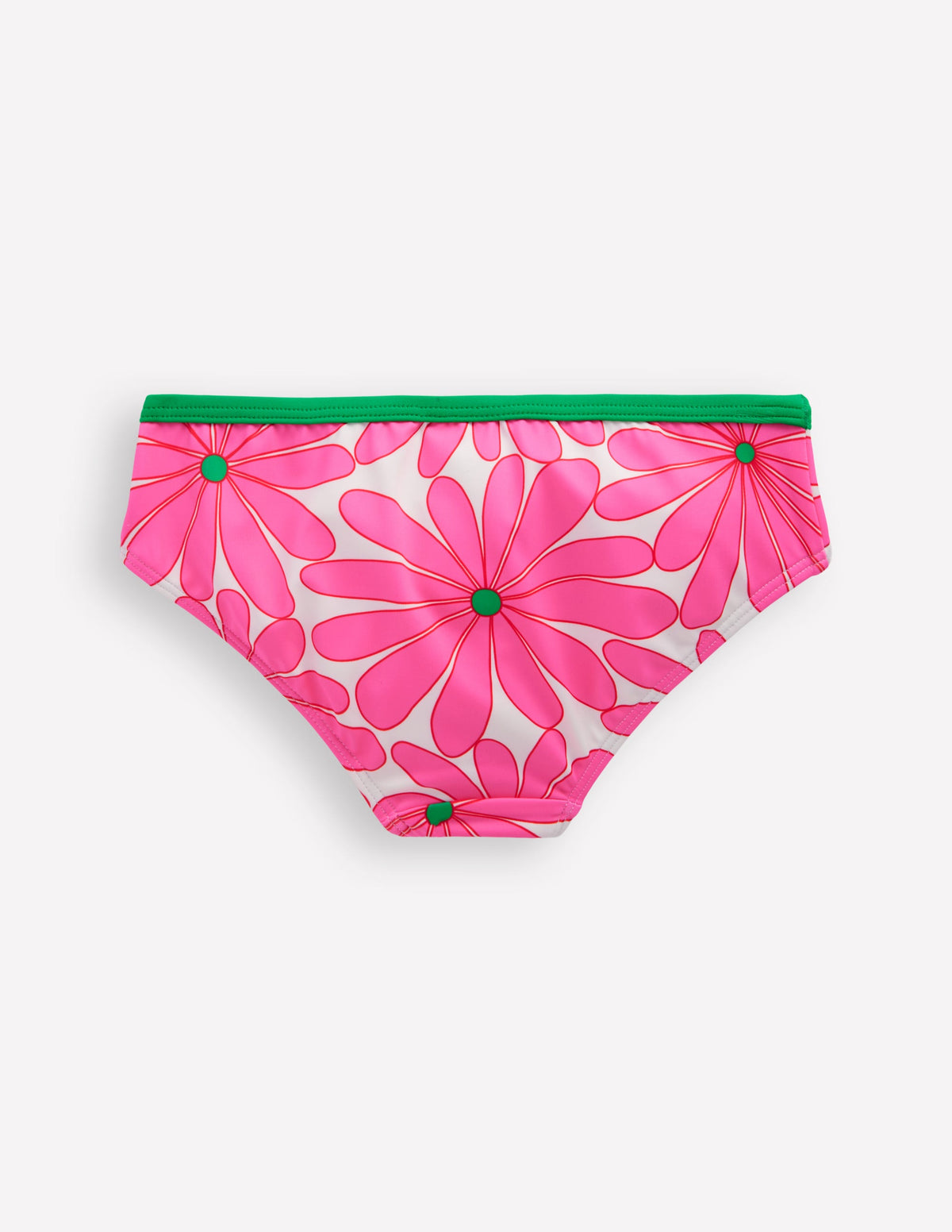 Patterned Bikini Bottoms-Festival Pink Daisy - Image 2