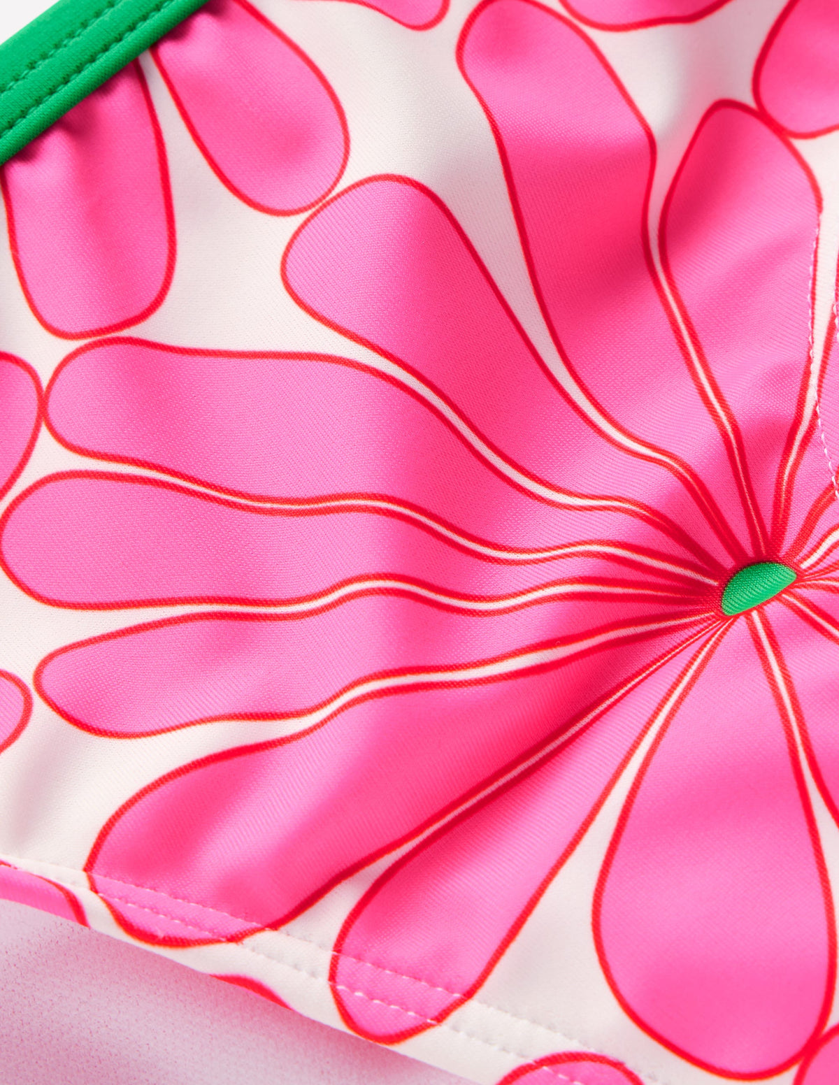 Patterned Bikini Bottoms-Festival Pink Daisy - Image 3