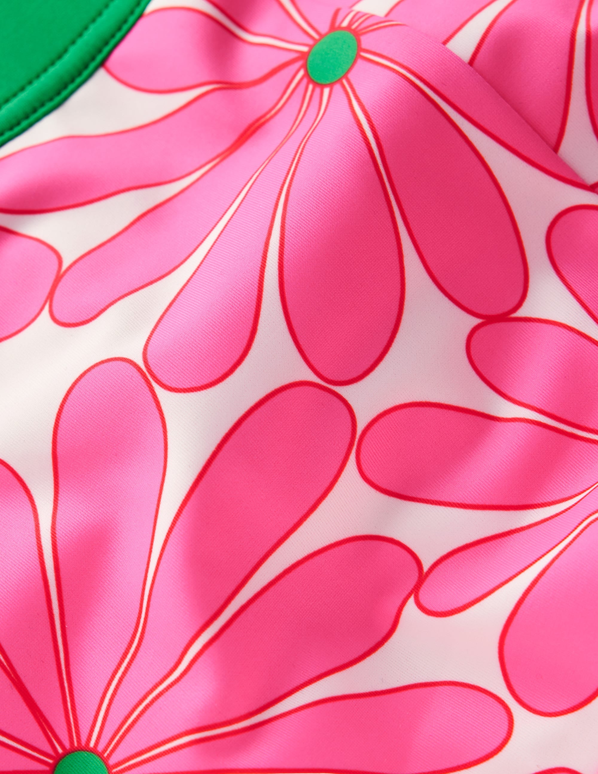 Patterned Swim Shorts-Festival Pink Daisy - Image 3