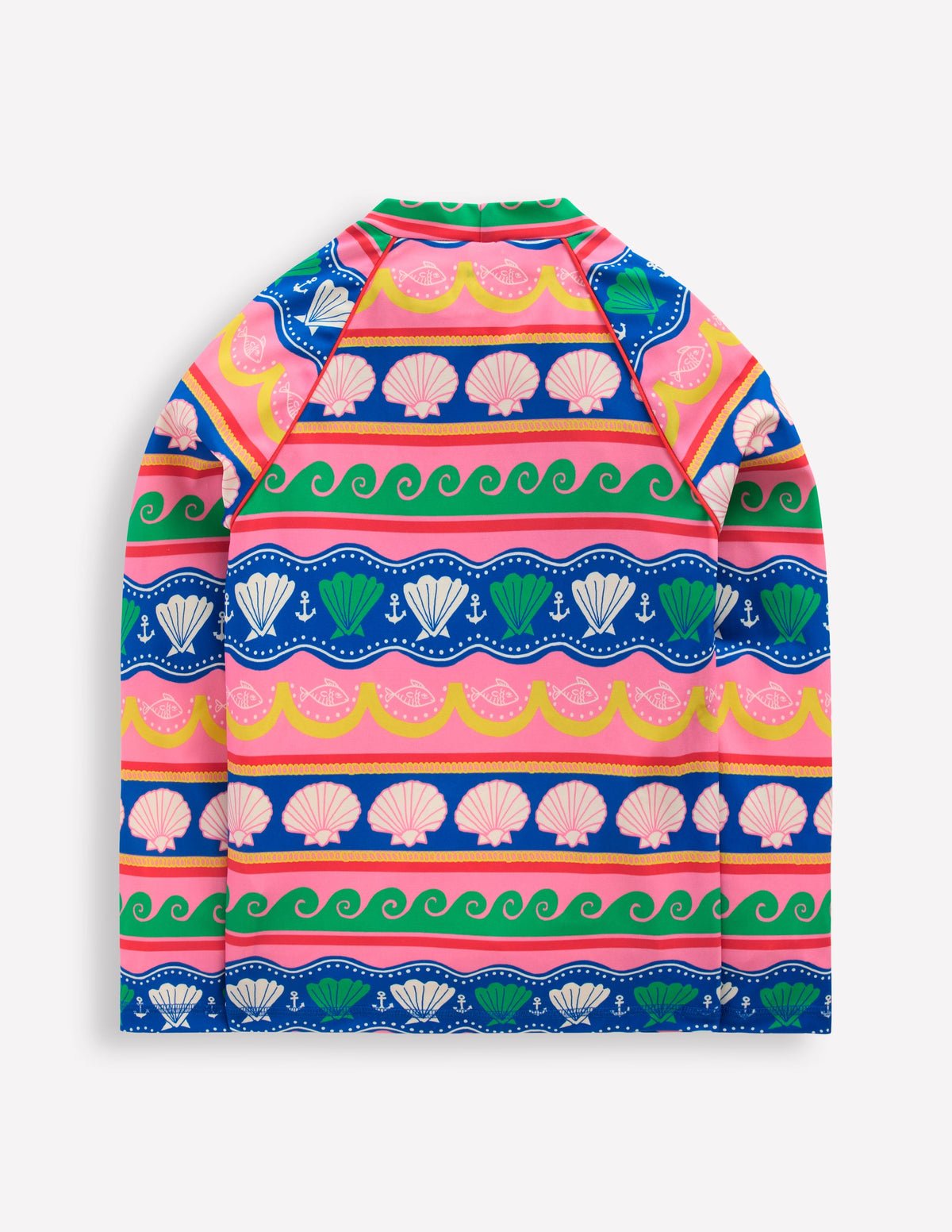Sunsafe Patterned Rash Vest-Multi Sea Shell Stripe - Image 2