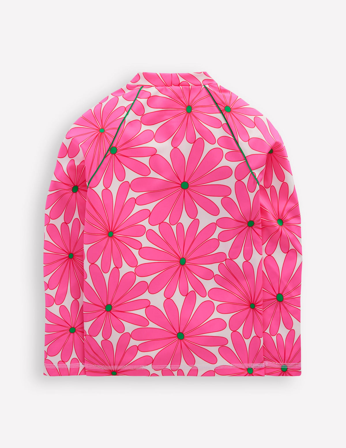 Sunsafe Patterned Rash Vest-Festival Pink Daisy - Image 2