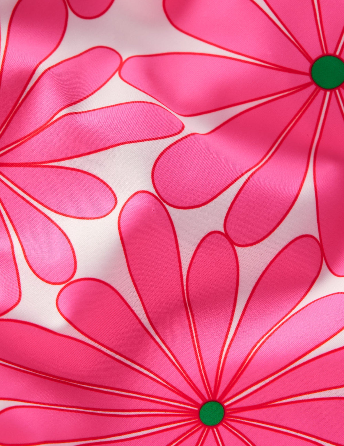Sunsafe Patterned Rash Vest-Festival Pink Daisy - Image 3