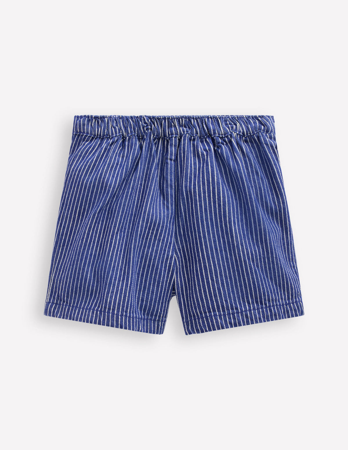 Wrap Woven Skort-Sapphire Blue/ Ivory Stripe - Image 3