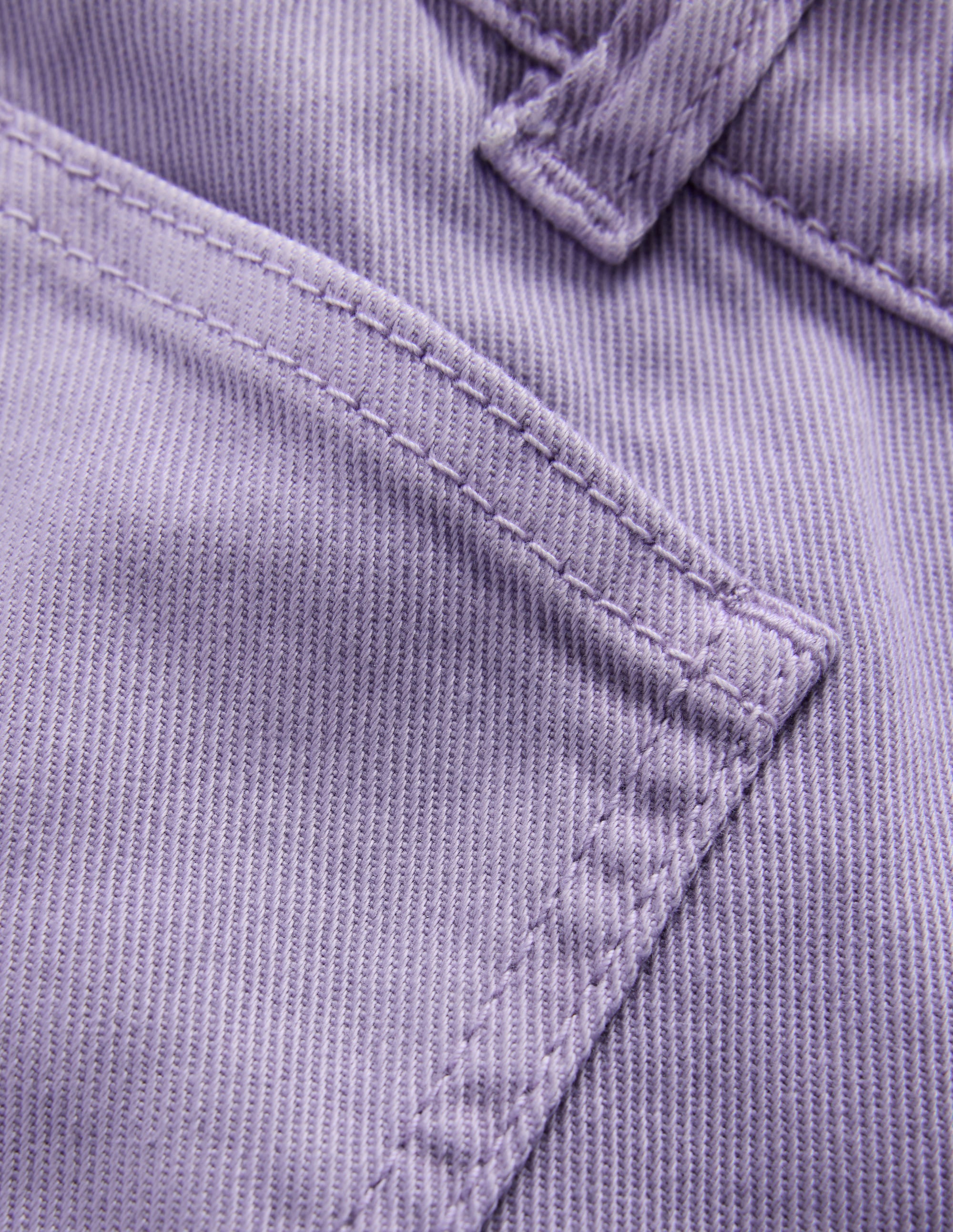 Patch Pocket Straight Jeans-Parma Violet Purple - Image 3