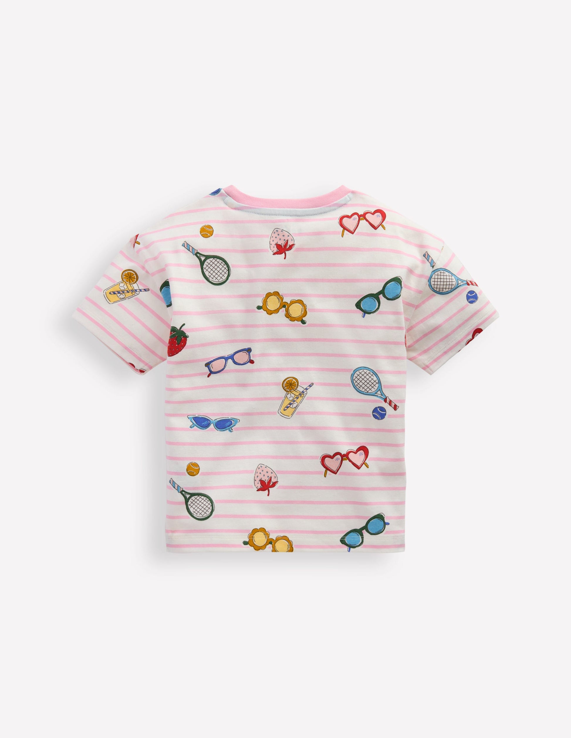 Easy Breton T-shirt-Spring Blossom Pink Holiday-2