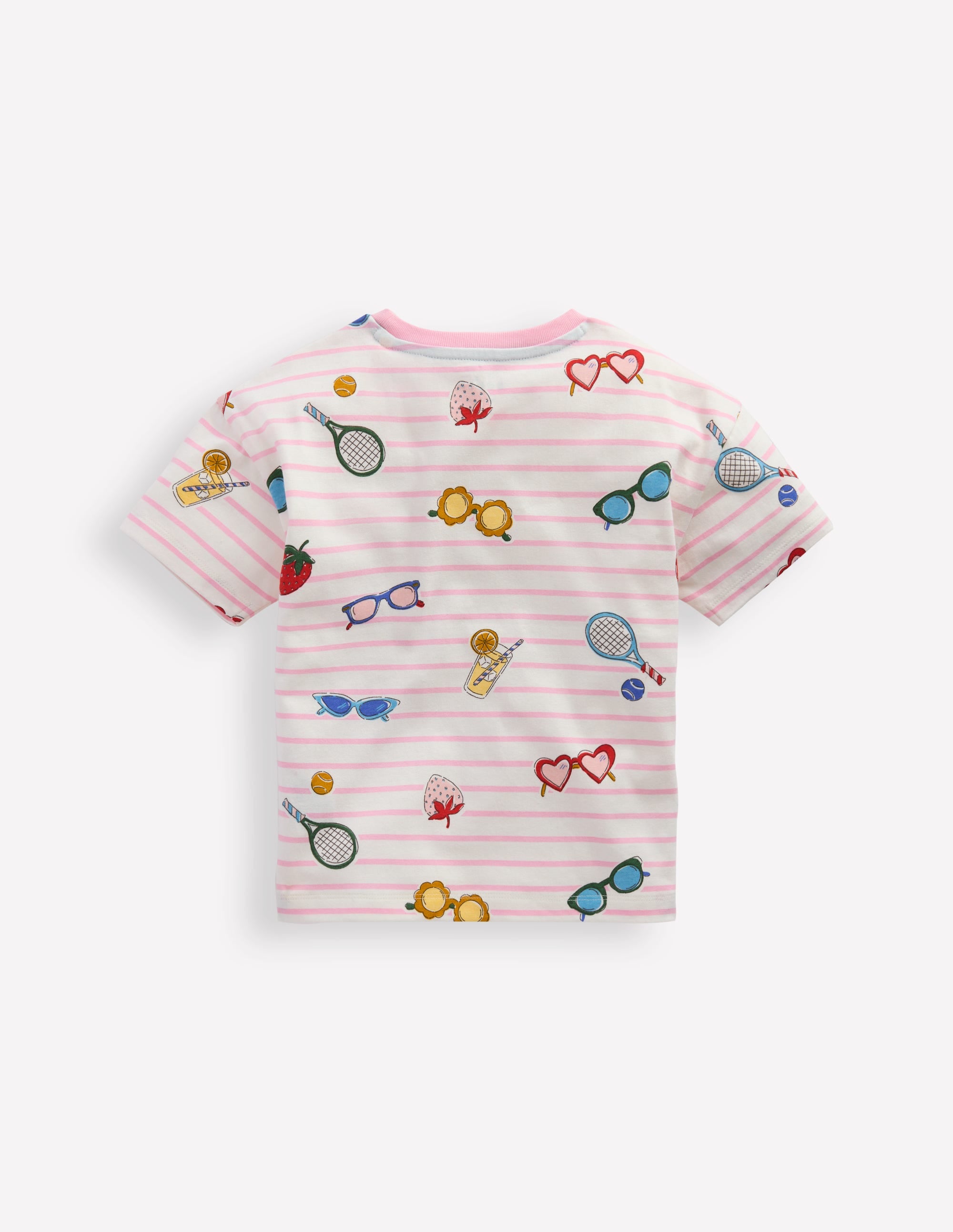 Easy Breton T-shirt-Spring Blossom Pink Holiday - Image 2
