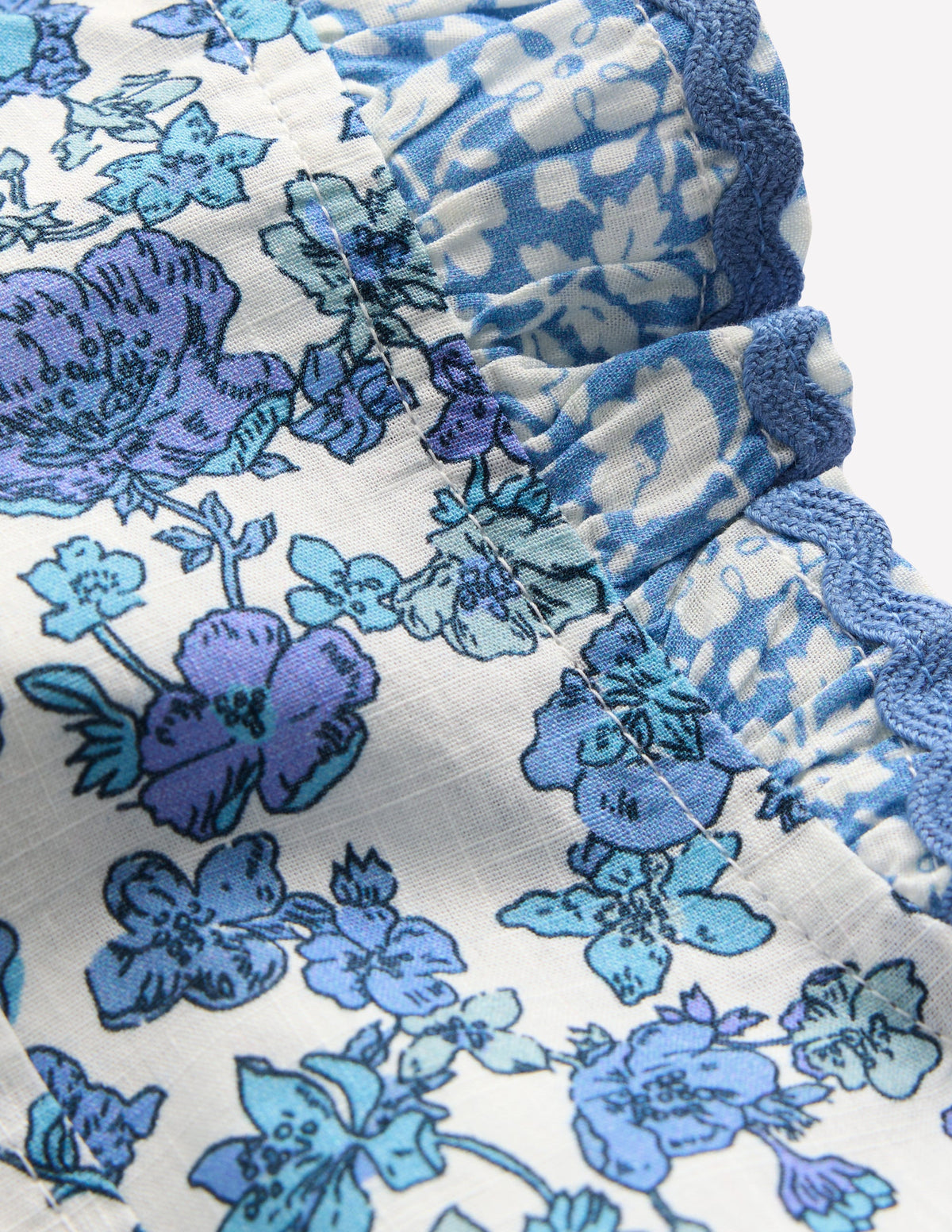 Flutter Button-through Top-Hotchpotch Floral - Image 3