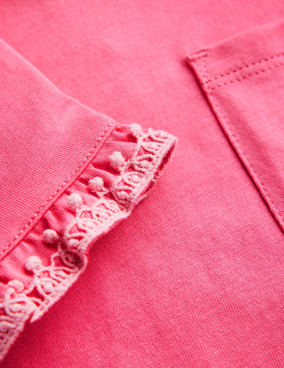 Dropped Sleeve Tunic-Pink - Image 3