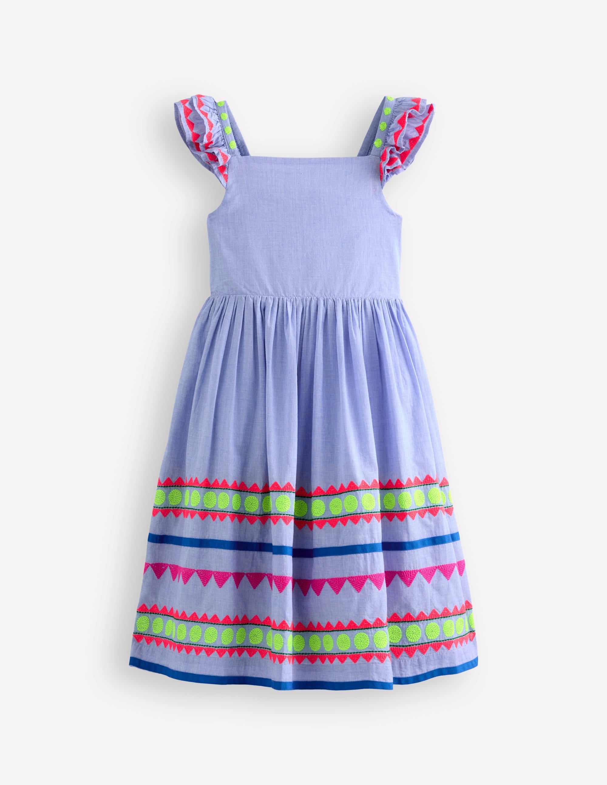 Annalisa Twirly Sundress-Aztec Print - Image 1