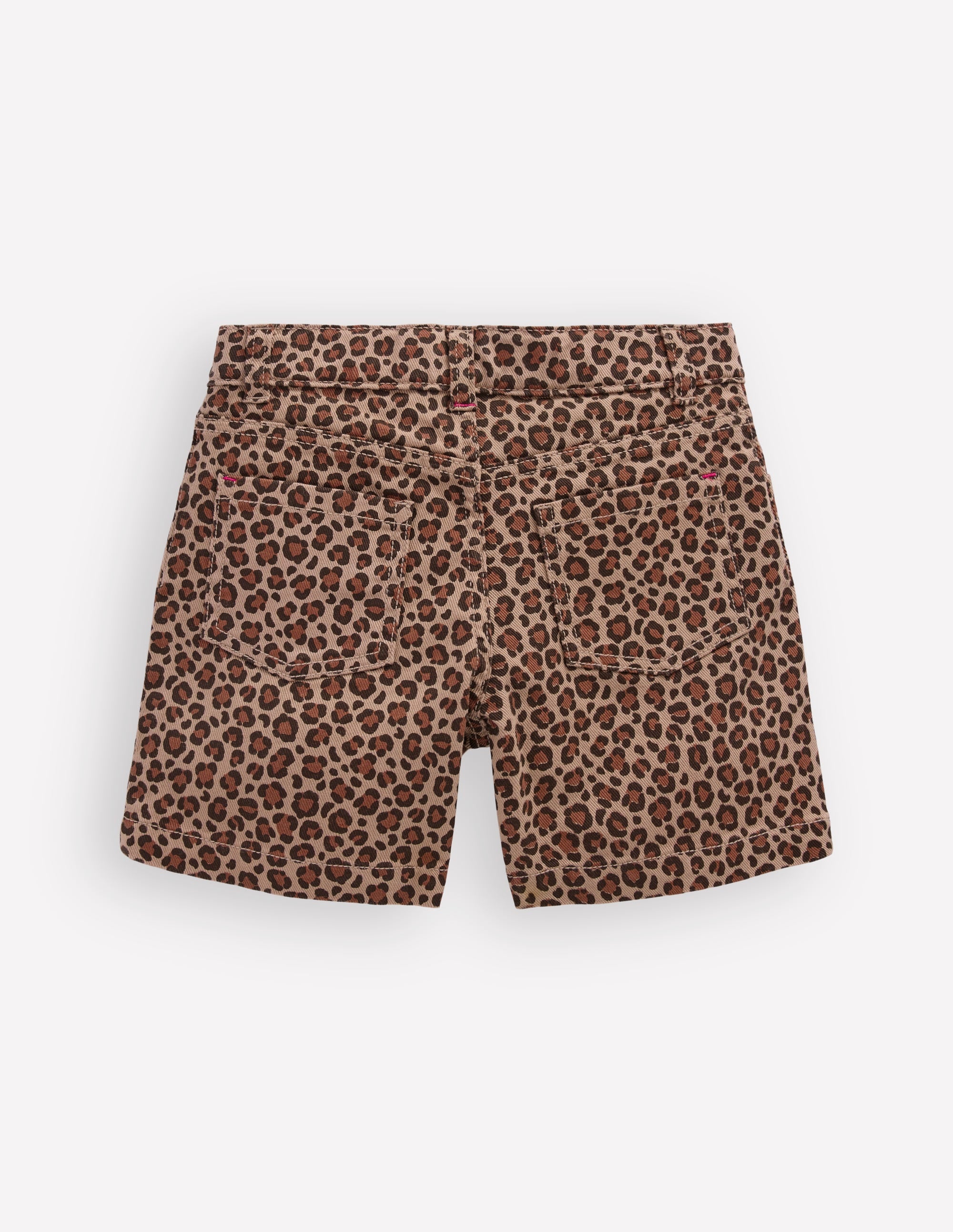 Denim Shorts-Leopard - Image 2