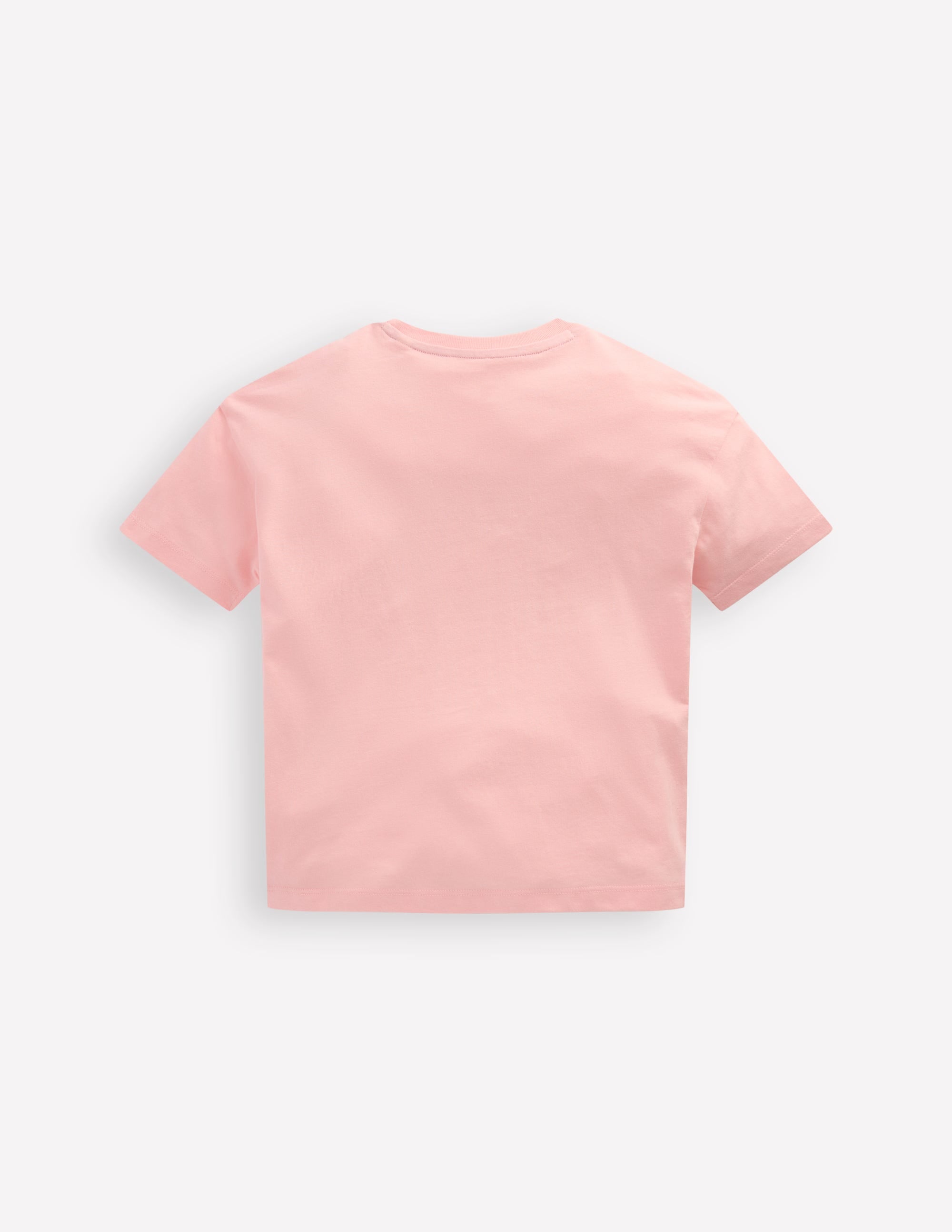 Easy Applique T-shirt-Chalk Pink Heart rainbow - Image 2
