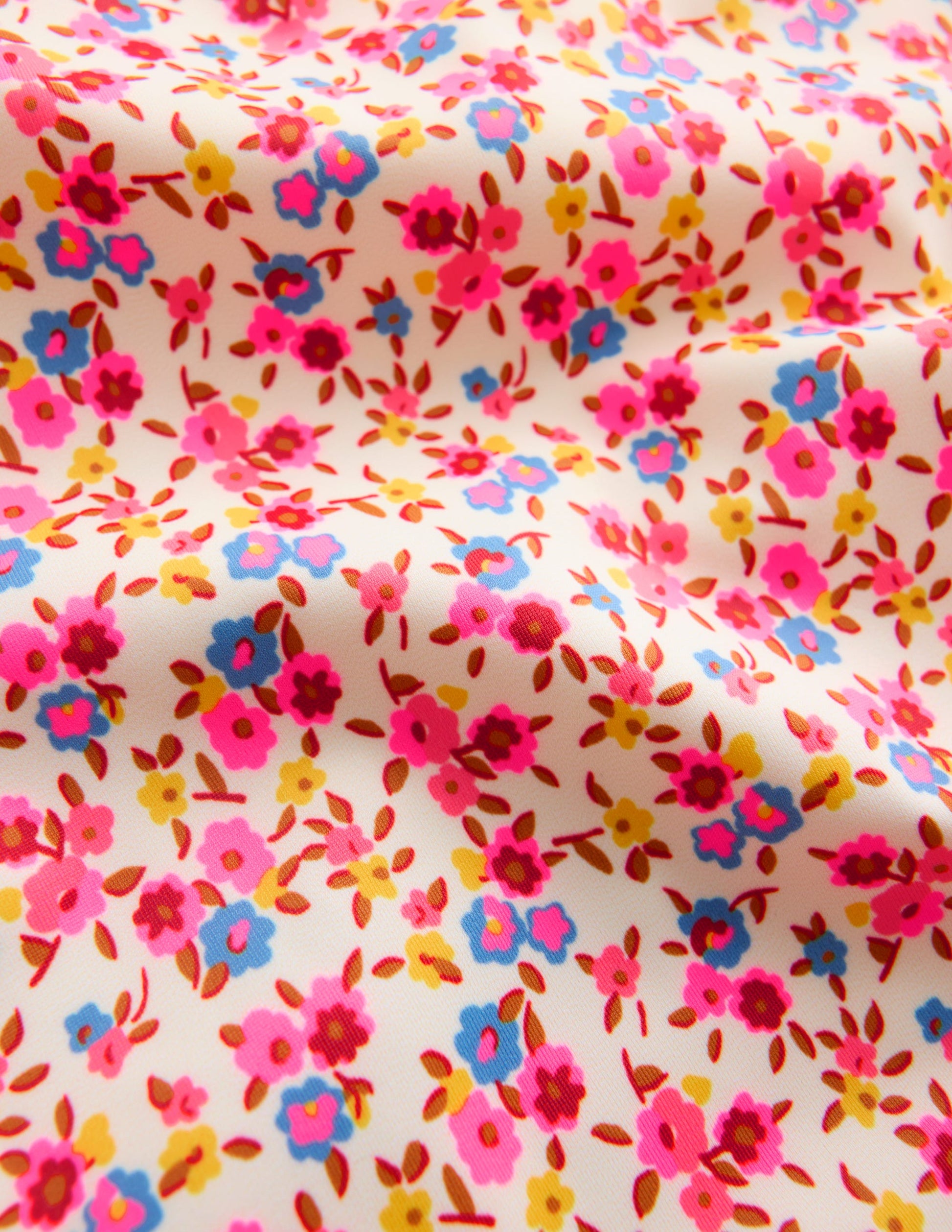 Cross-Back Printed Swimsuit-Papyrus Ditsy Floral-3