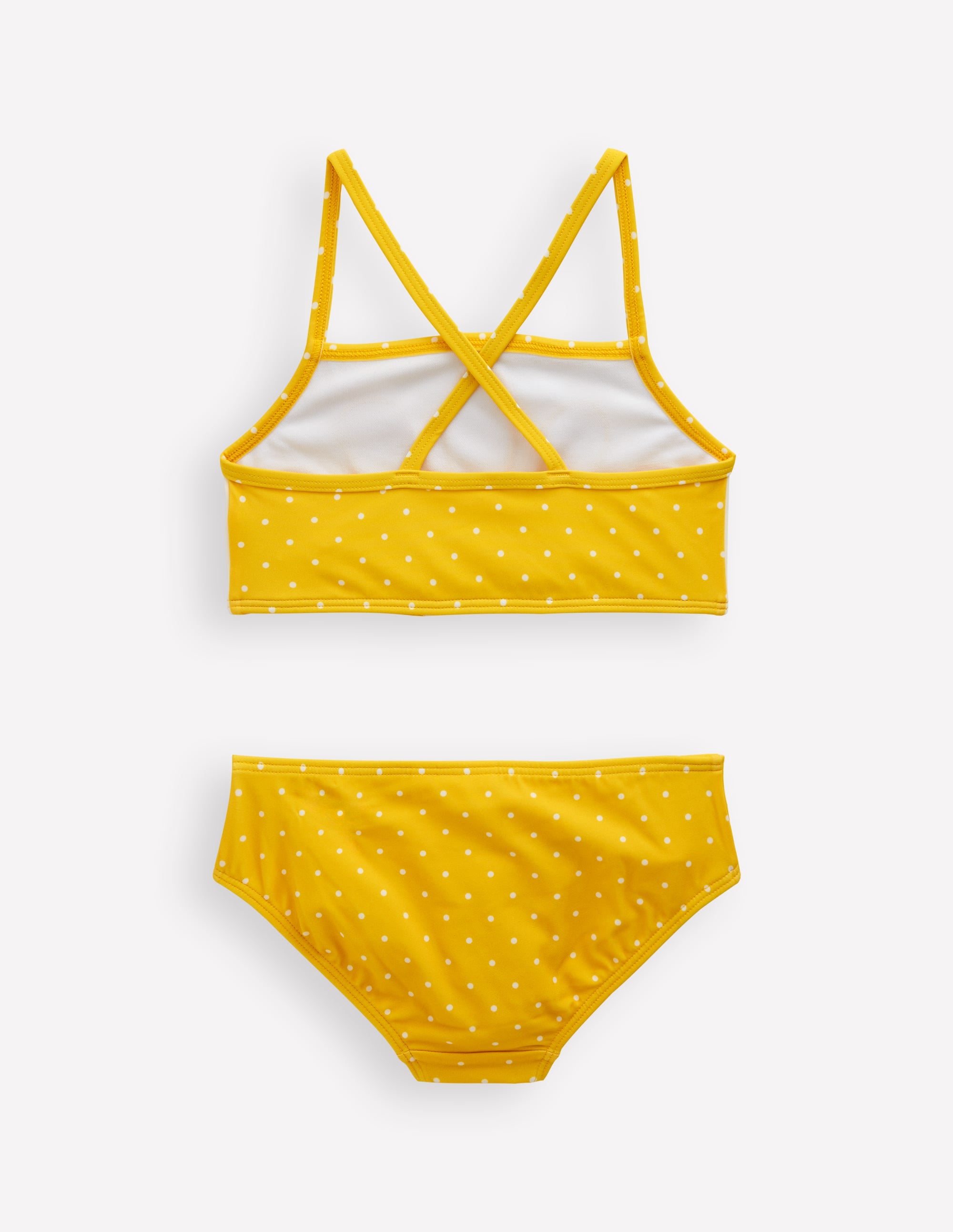 Logo Cross Back Bikini-Yellow - Image 2