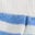 Fabric Mix Broderie Top-Blue Ticking