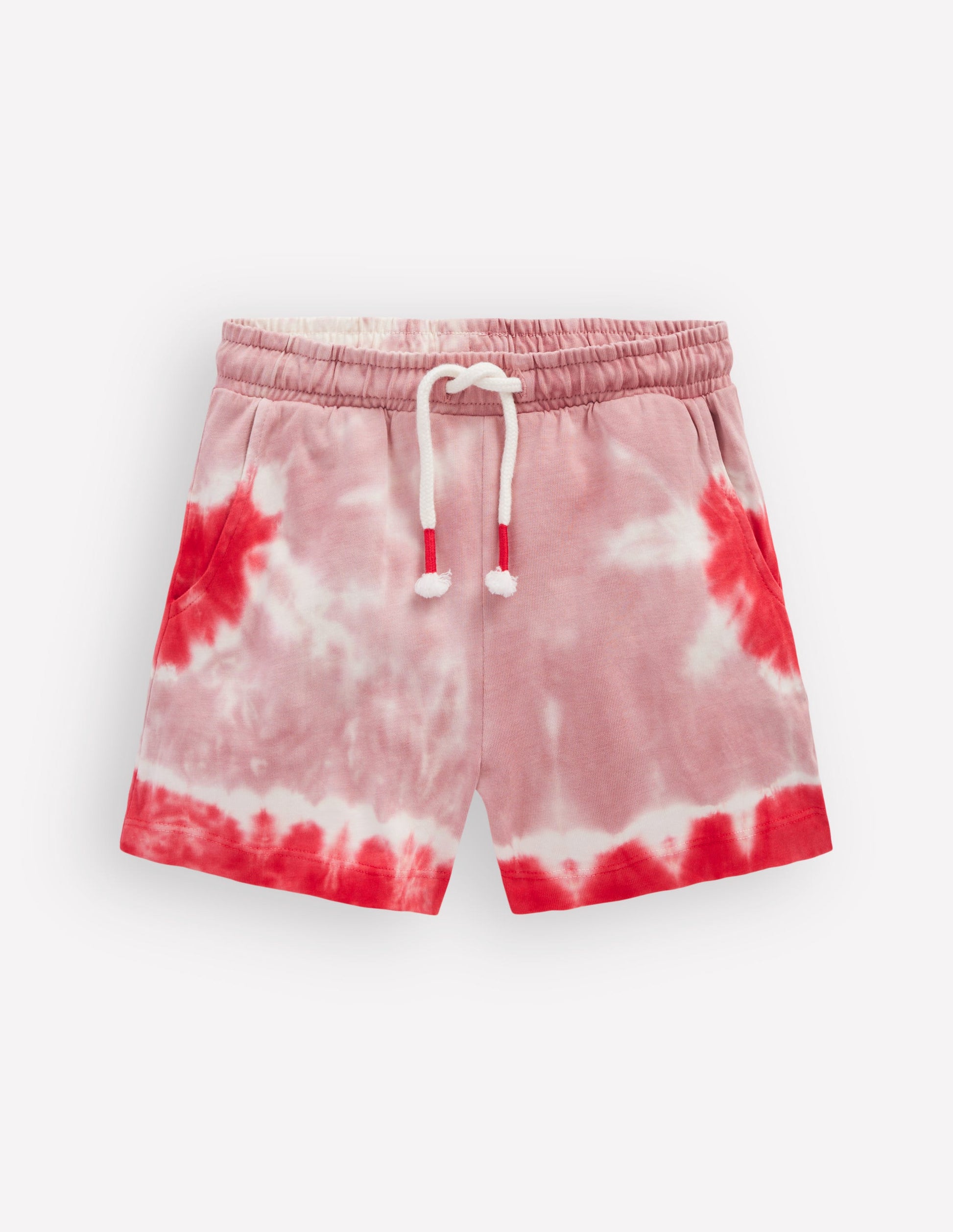 Tie Dye Logo Shorts-Vintage Pink-1
