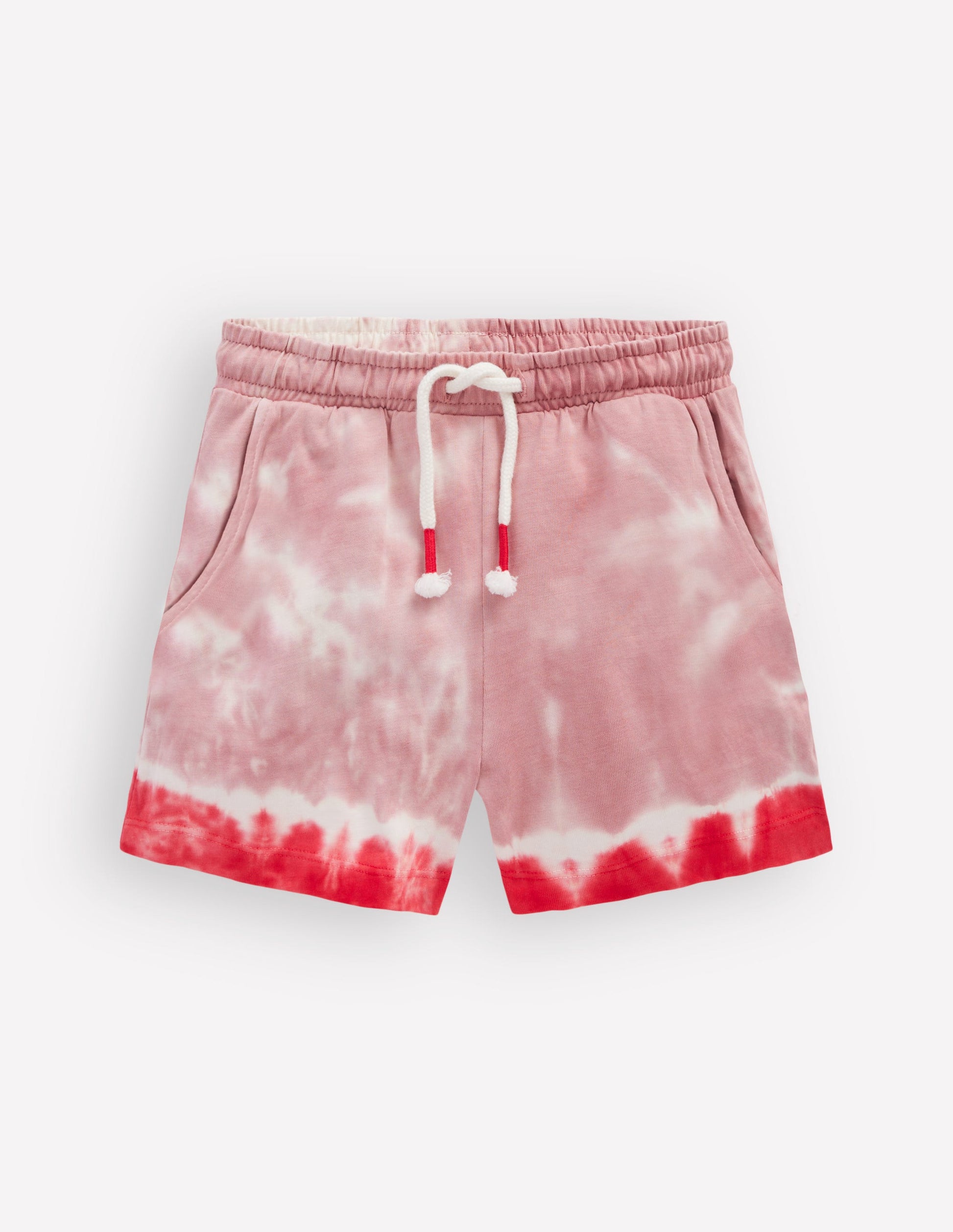 Tie Dye Logo Shorts-Vintage Pink-1