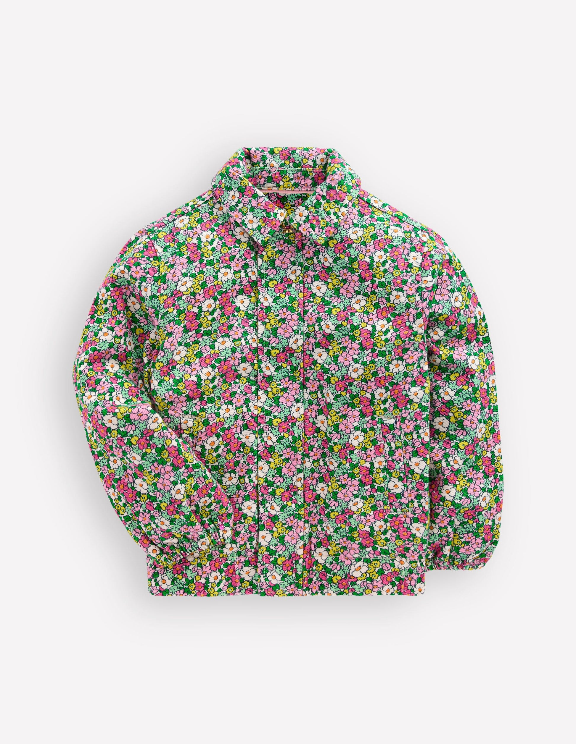 Twill bomber jacket-Multi Summer Flowerbed-2