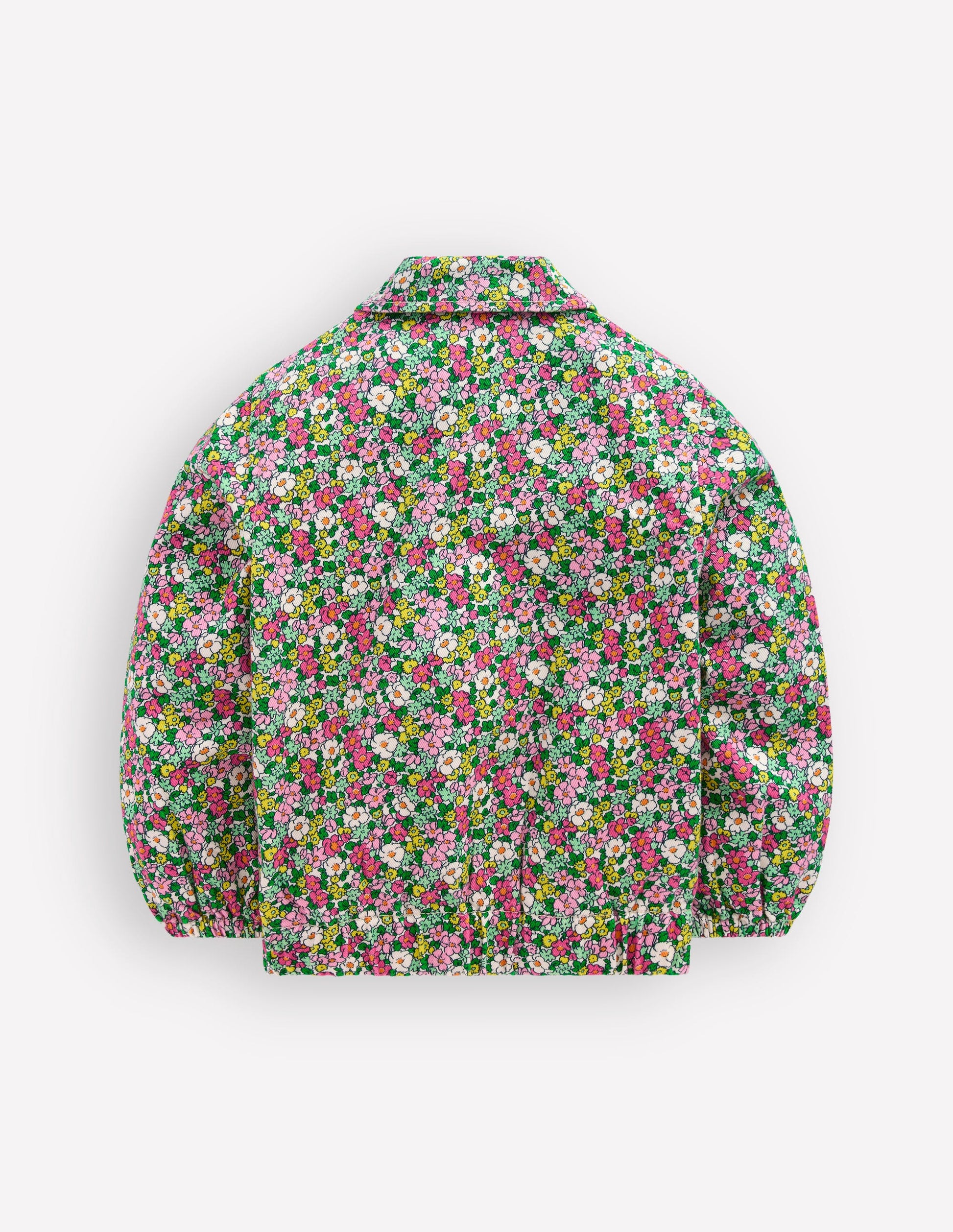 Twill bomber jacket-Multi Summer Flowerbed-3