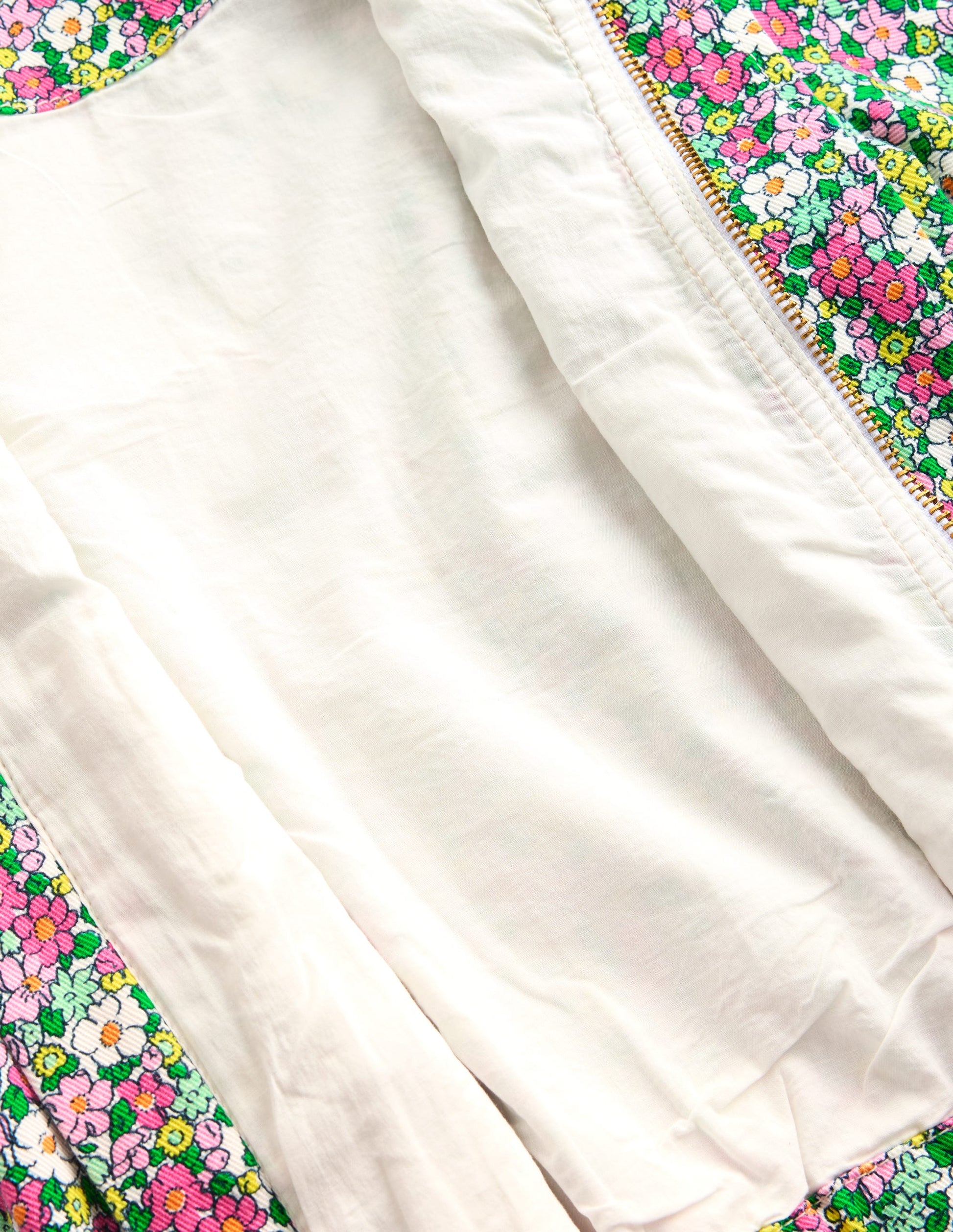 Twill bomber jacket-Multi Summer Flowerbed-5