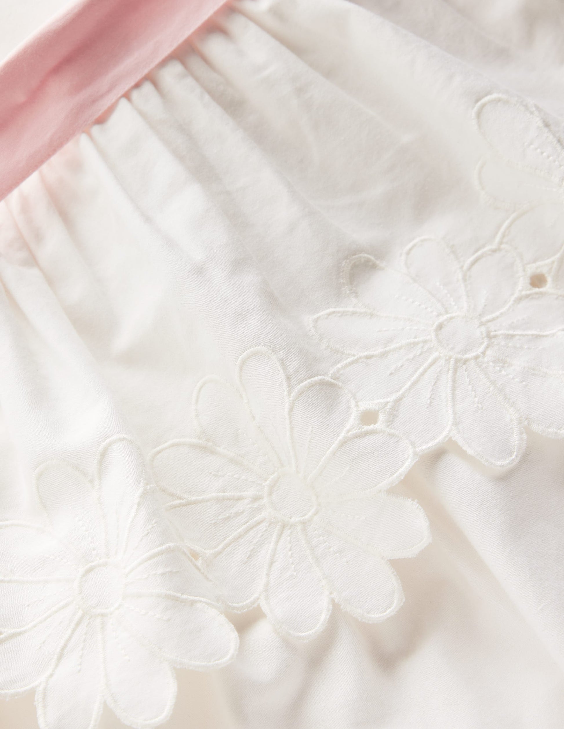 Flower Hem Occasion Dress-Soft Ivory-3