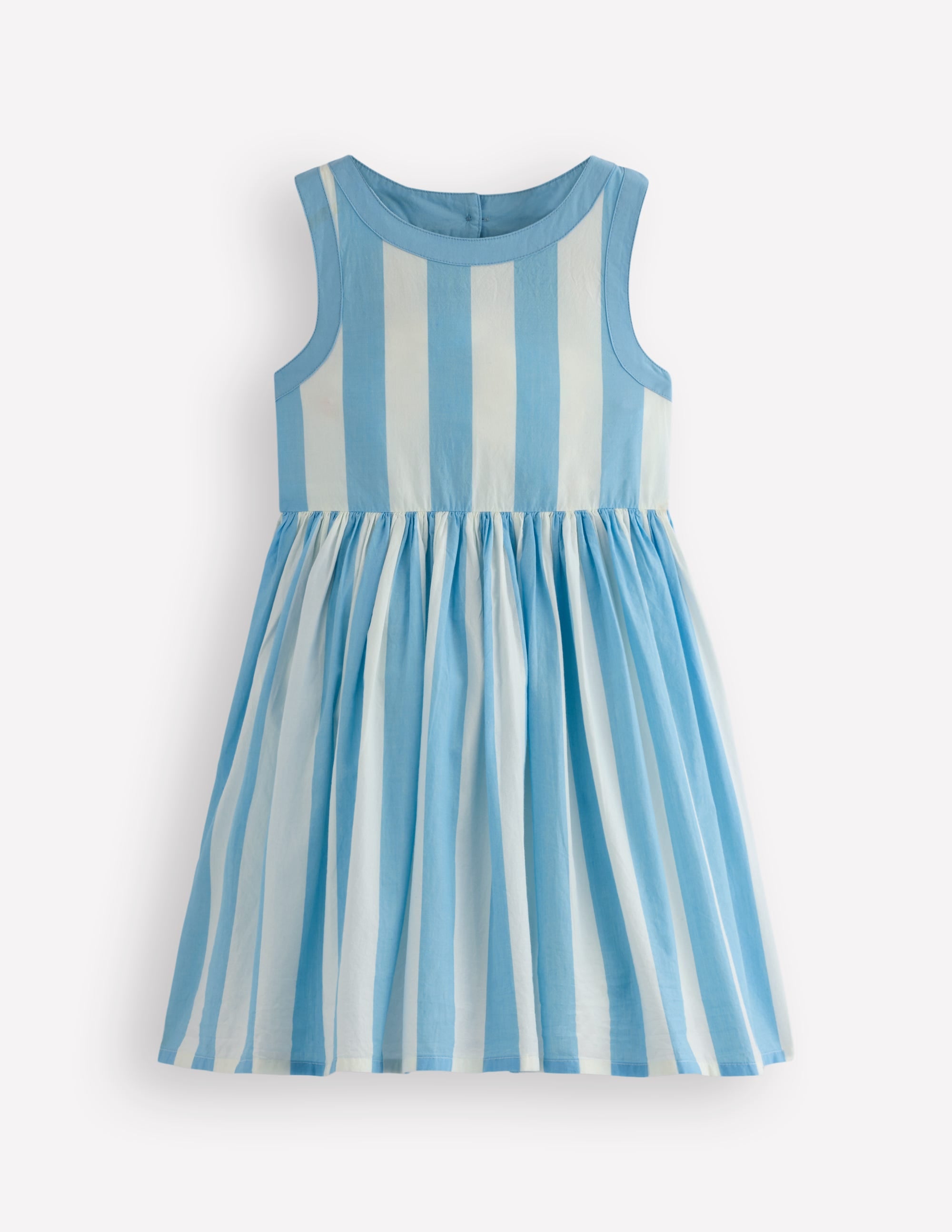 Harlow Logo Dress-Cloud Blue Cherry Stripe - Image 1