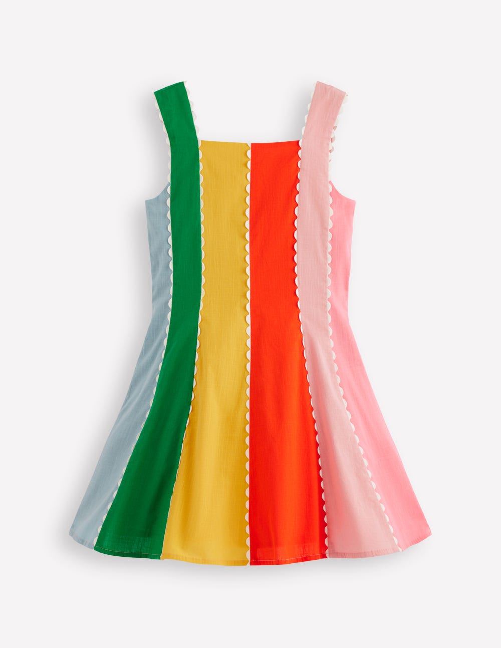 Woven Panel Dress-Multi Rainbow - Image 1