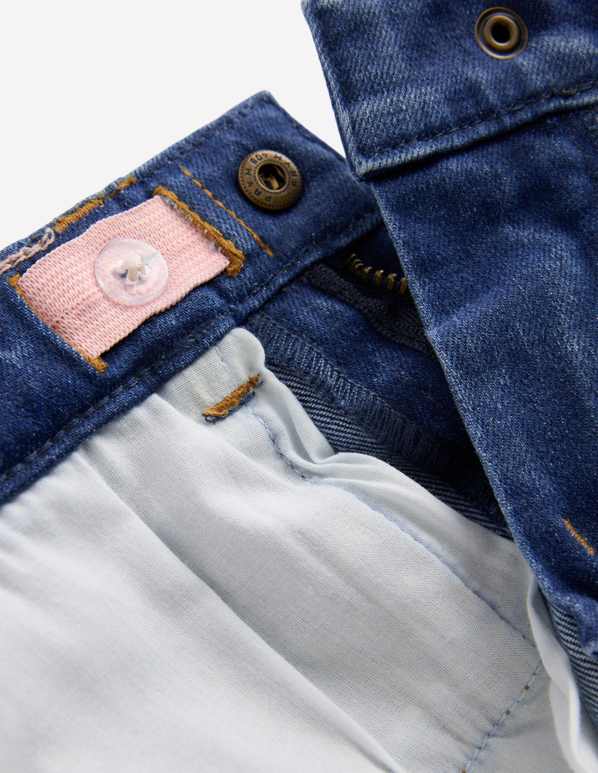 Capri Trousers-Denim Mid Wash - Image 4
