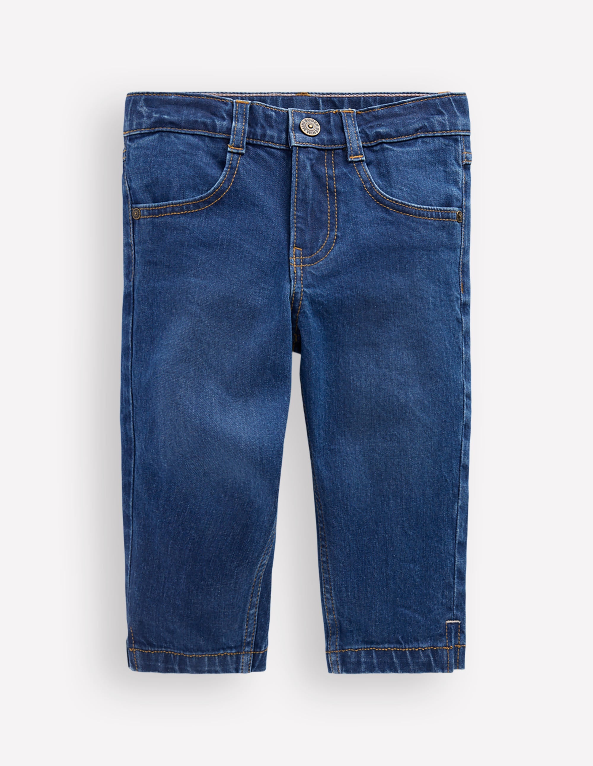 Capri Trousers-Denim Mid Wash - Image 1
