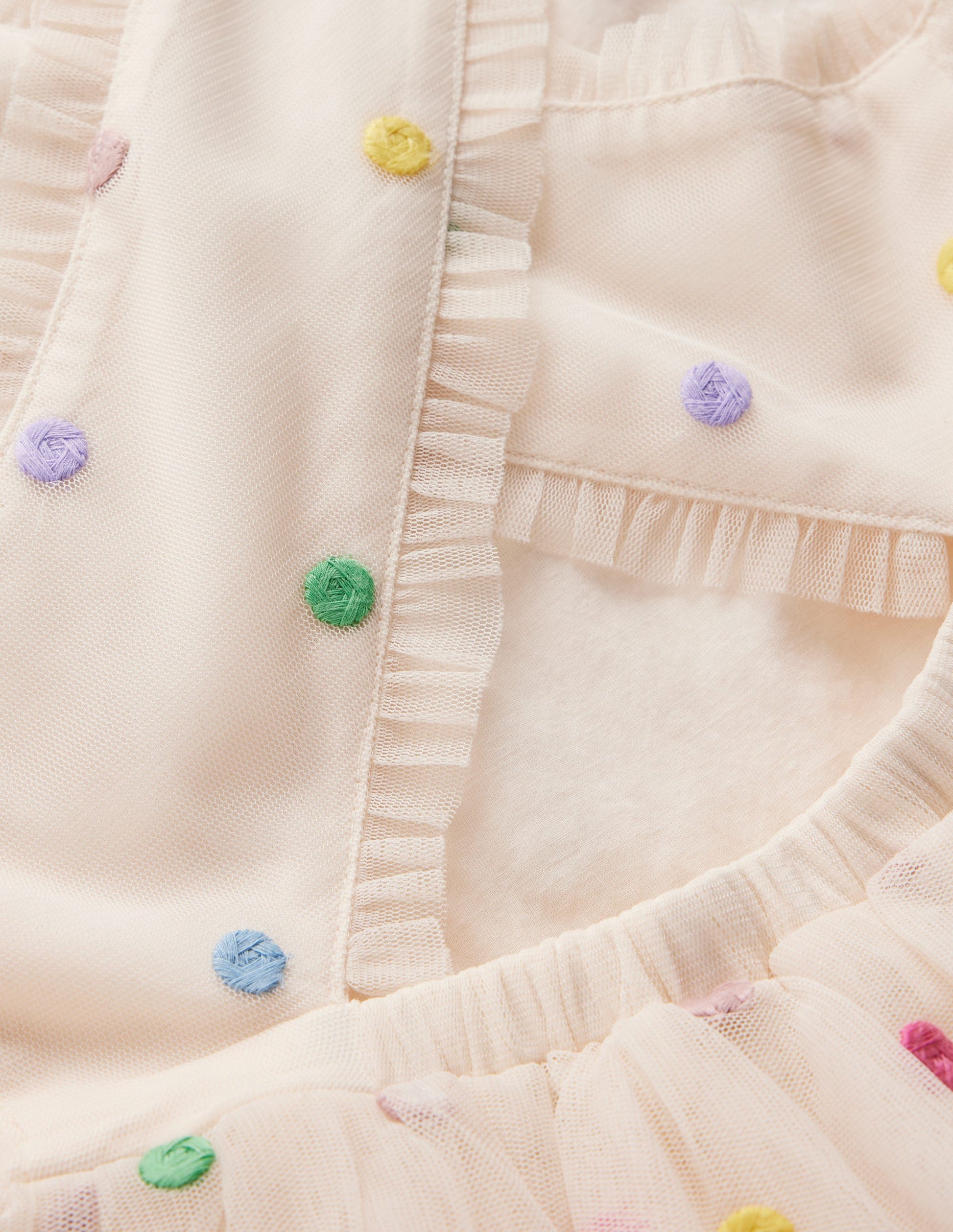 Spot Occasion Dress-Soft Ivory Multi Spot-7