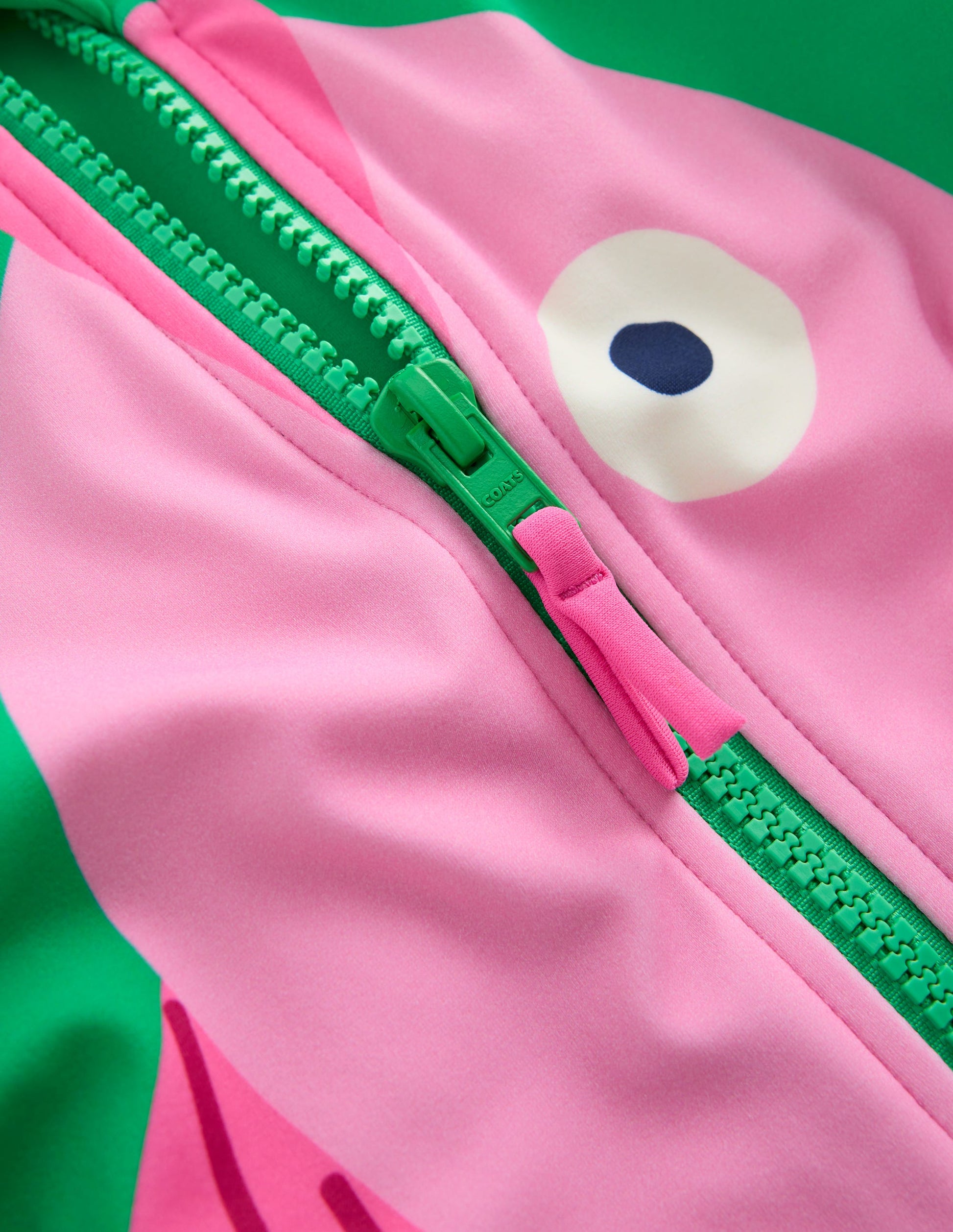 Fun Long-sleeved Swimsuit-Bright Emerald Fish-3