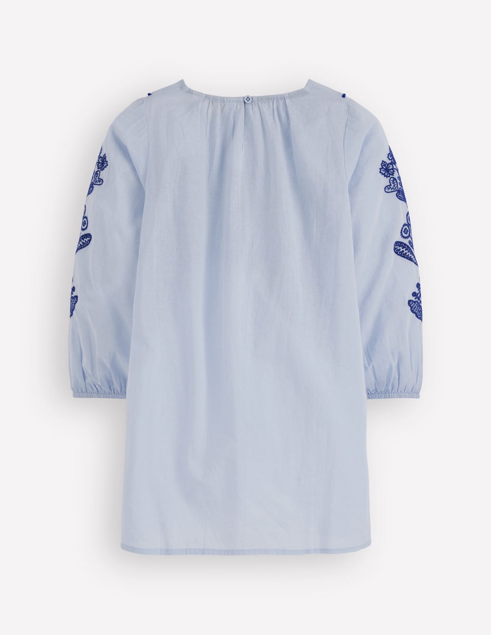Swim Kaftan-Misty Blue-2