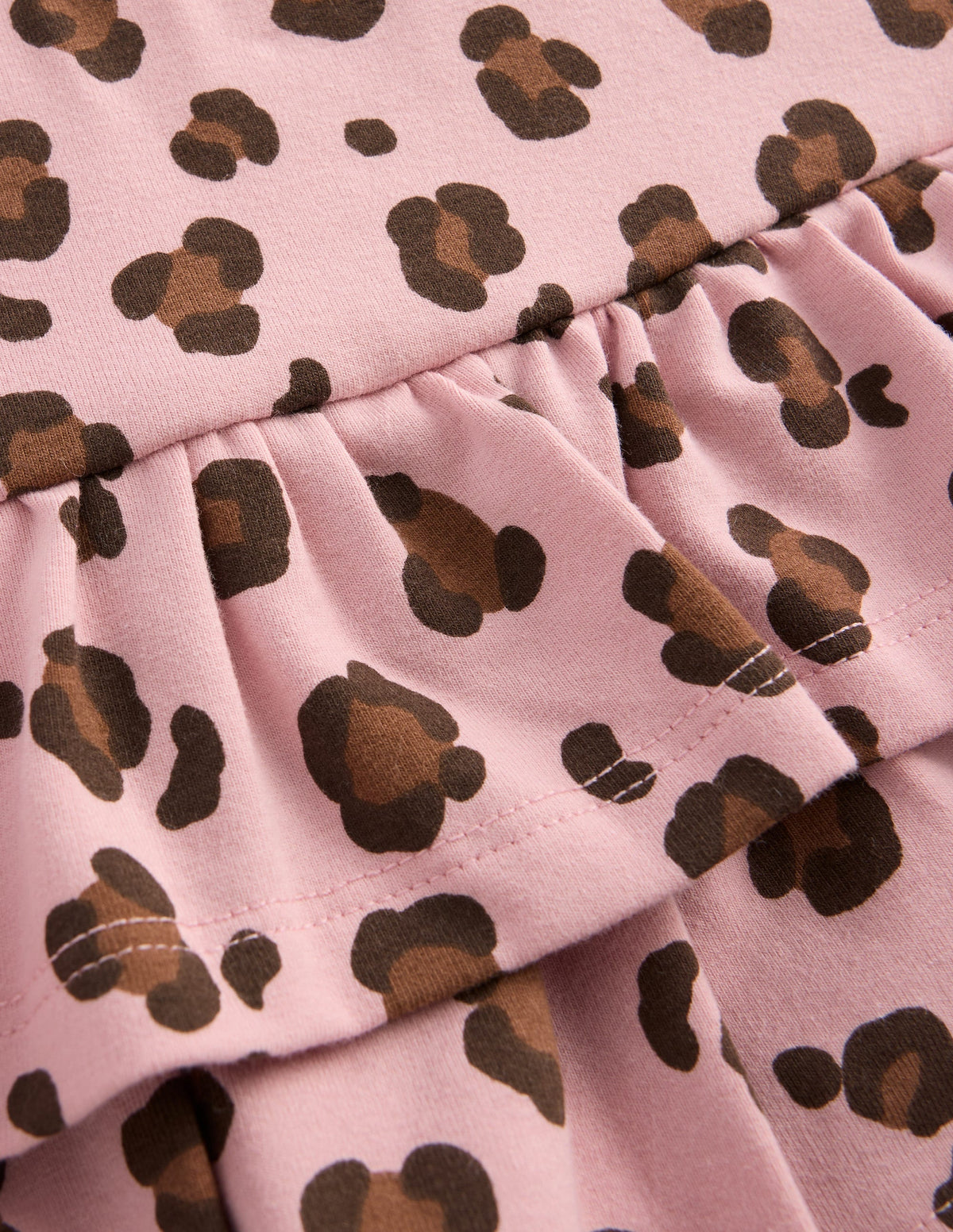 Frill Jersey Skort-Pink Leopard - Image 3