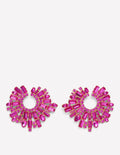 Jewel Garland Earrings-Pink