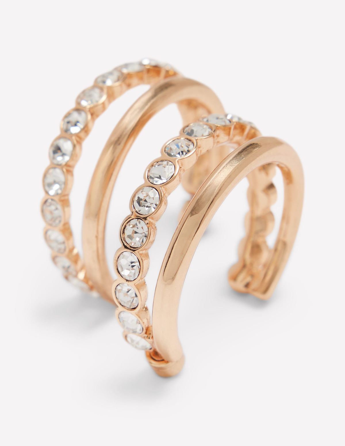 Large Jewel Hoops-Clear-4