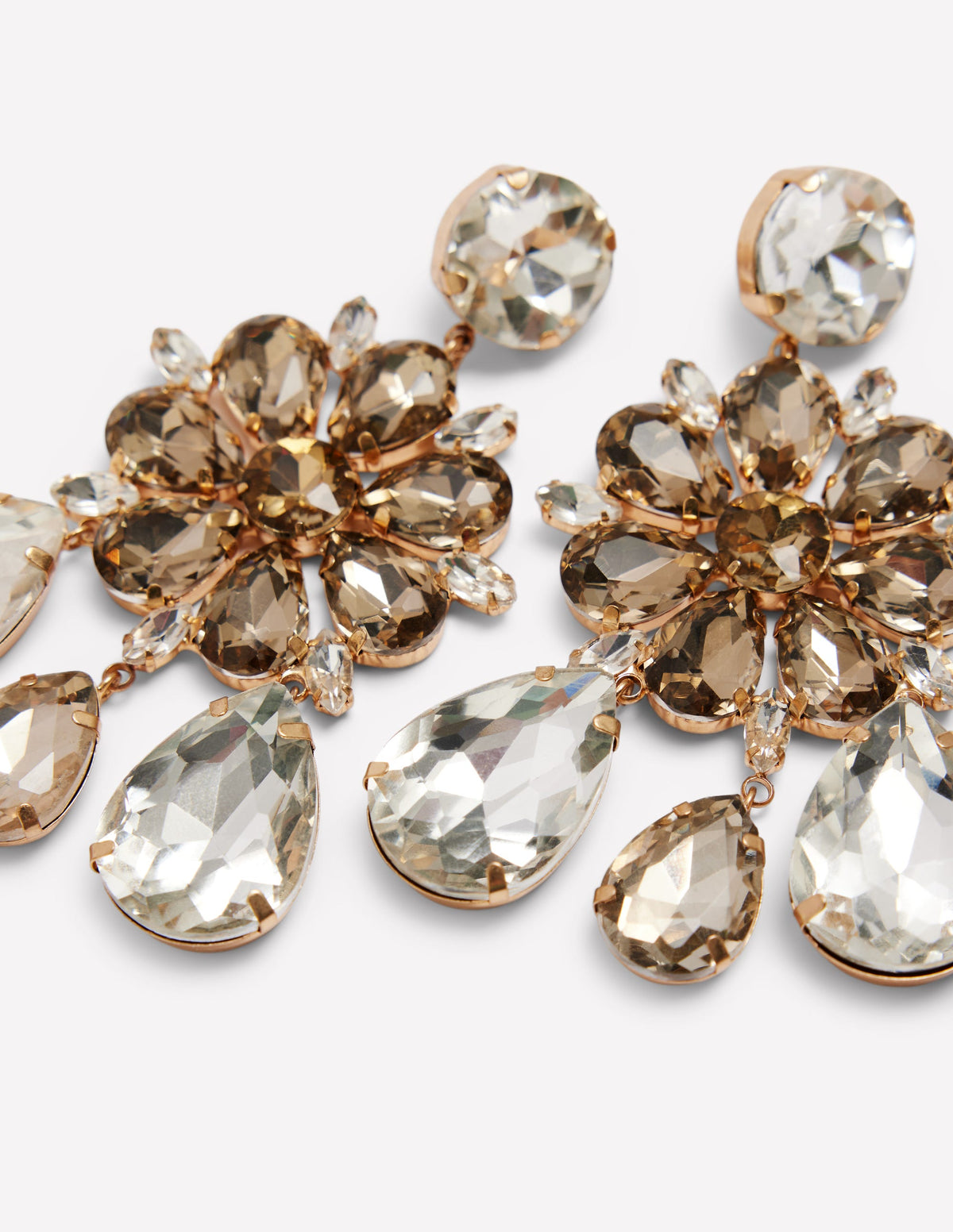 Statement Jewel Earrings-Smoke - Image 2
